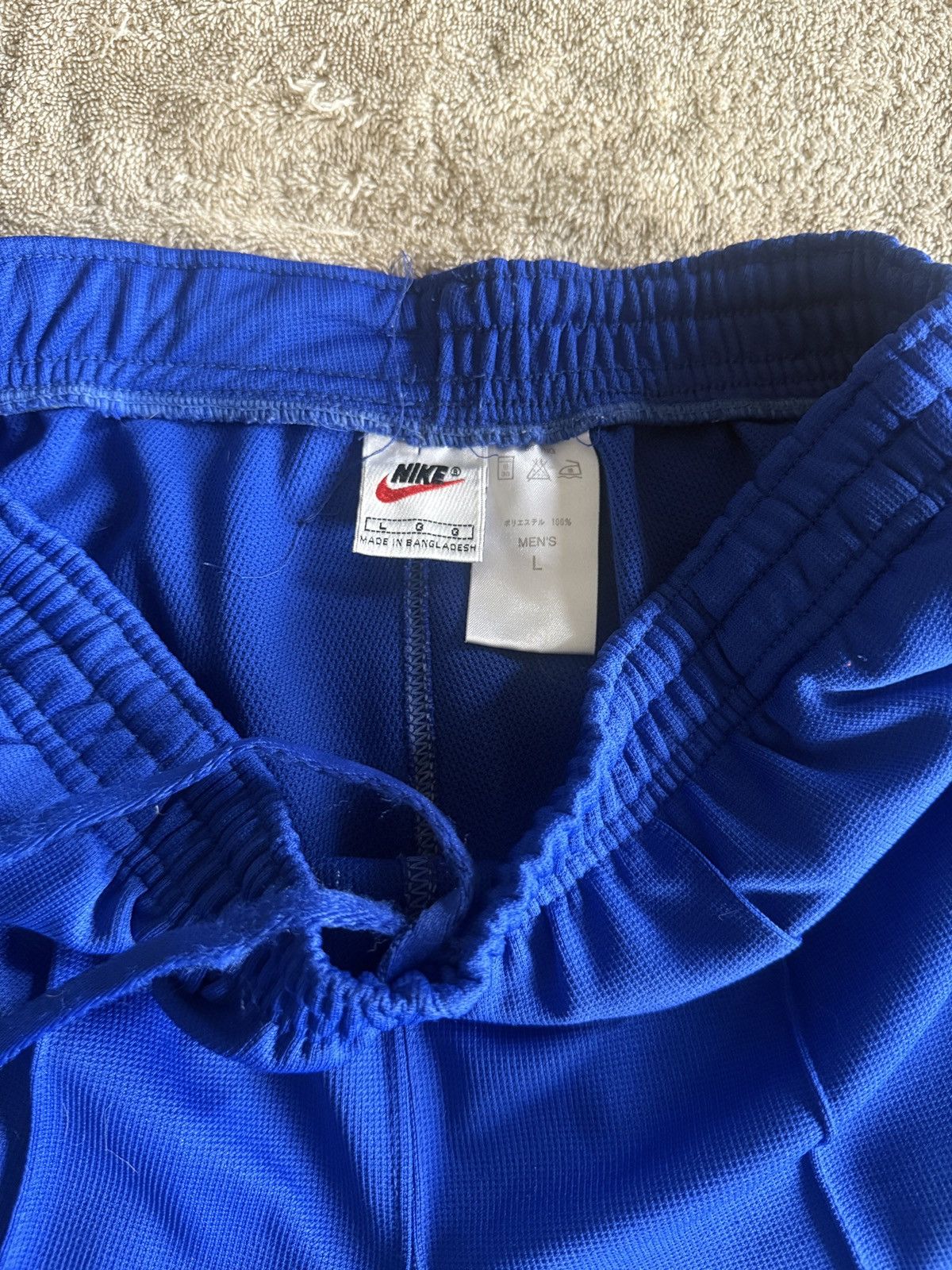 Nike VINTAGE Y2K Nike Royal Blue Track Pants Size US 35 - 8 Thumbnail