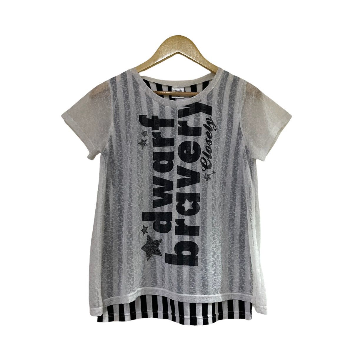 Hysteric Glamour Cheerful Brothers 2 Layer Y2K Fashion Stripe Size US S / EU 44-46 / 1 - 4 Thumbnail