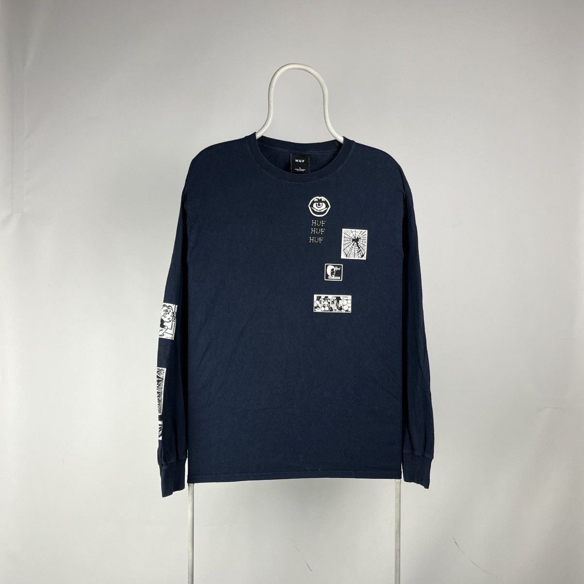 Huf Huf long sleeve relax man relax size Large Size US L / EU 52-54 / 3 - 1 Thumbnail