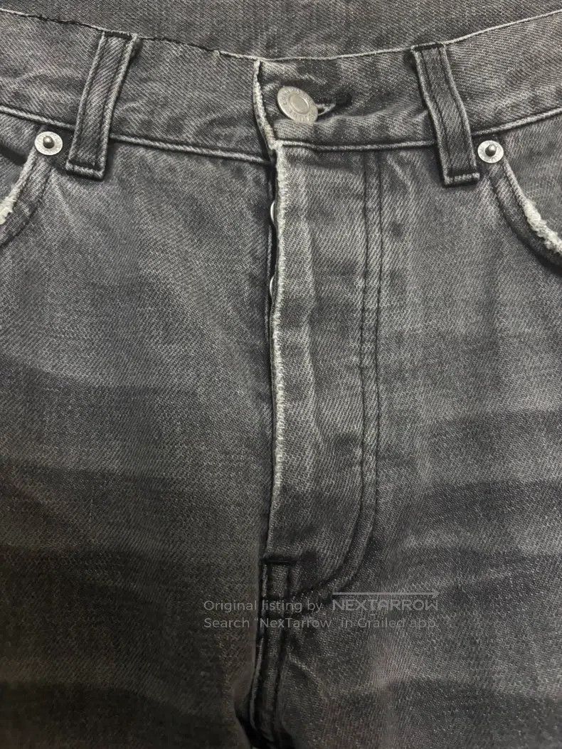 Helmut Lang Helmut Lang Grey Washed Denim Jeans Size US 29 - 4 Thumbnail