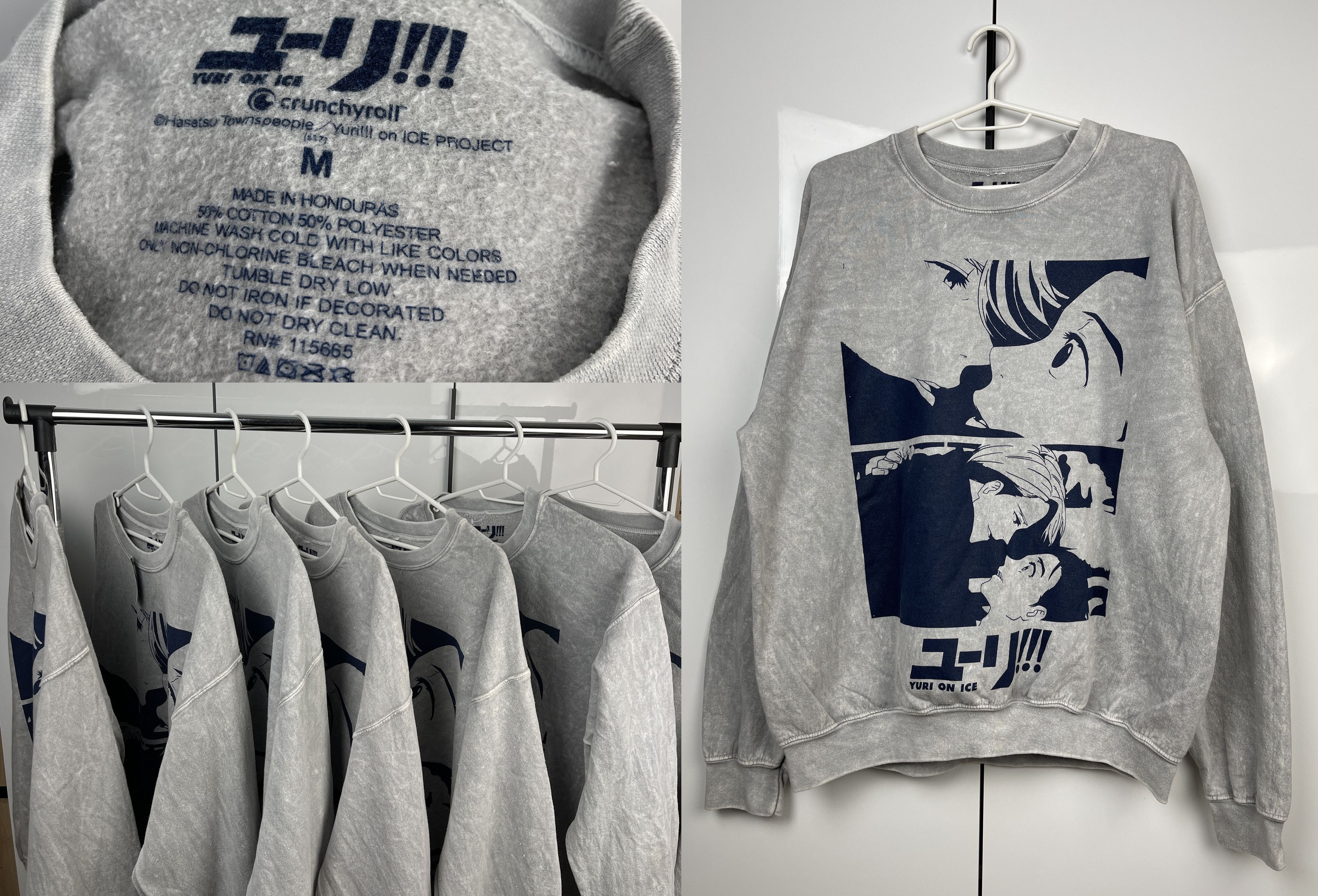 Anime Yuri On Ice Sweatshirt Crunchyroll Japan Anime Size US M / EU 48-50 / 2 - 4 Thumbnail