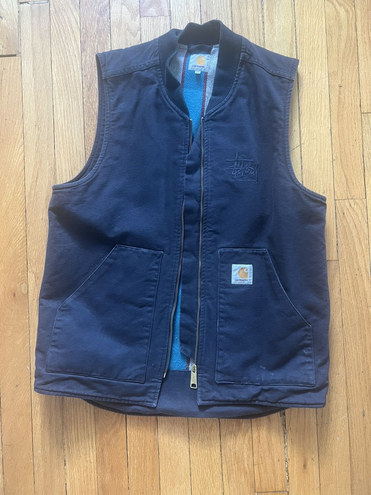 Stussy Stussy X Carhartt Vest | Grailed