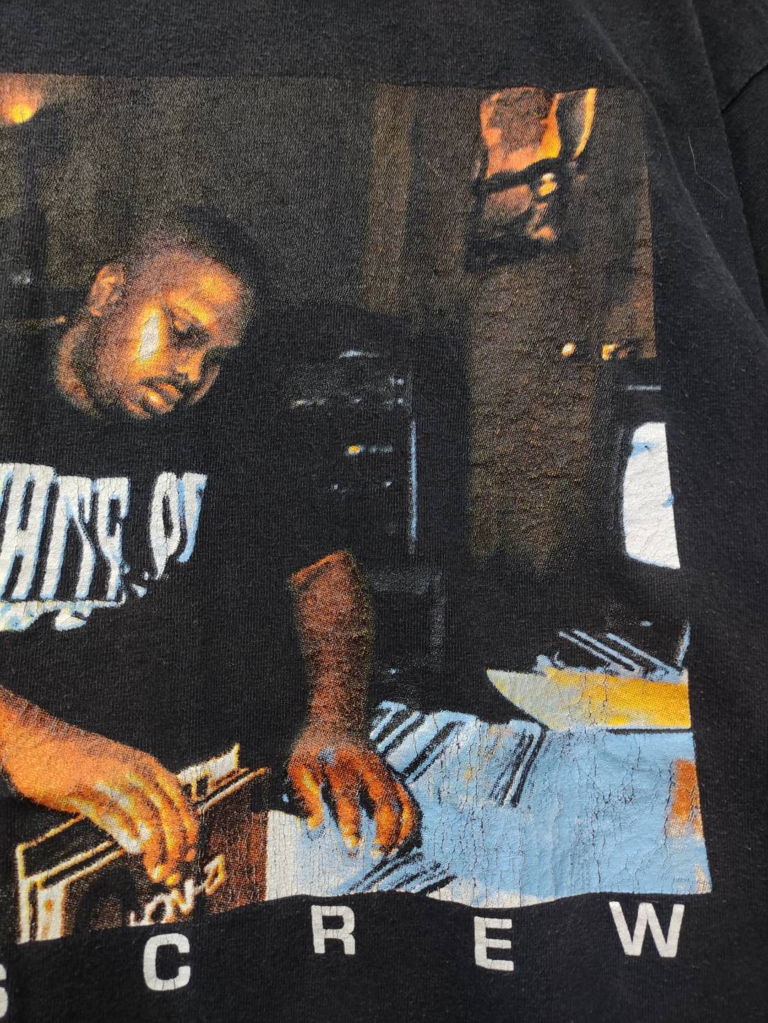 Rap Tees Rare! Vtg DJ Screw Texas Hip Hop Dedicated by Travis Scott Size US XXL / EU 58 / 5 - 4 Thumbnail