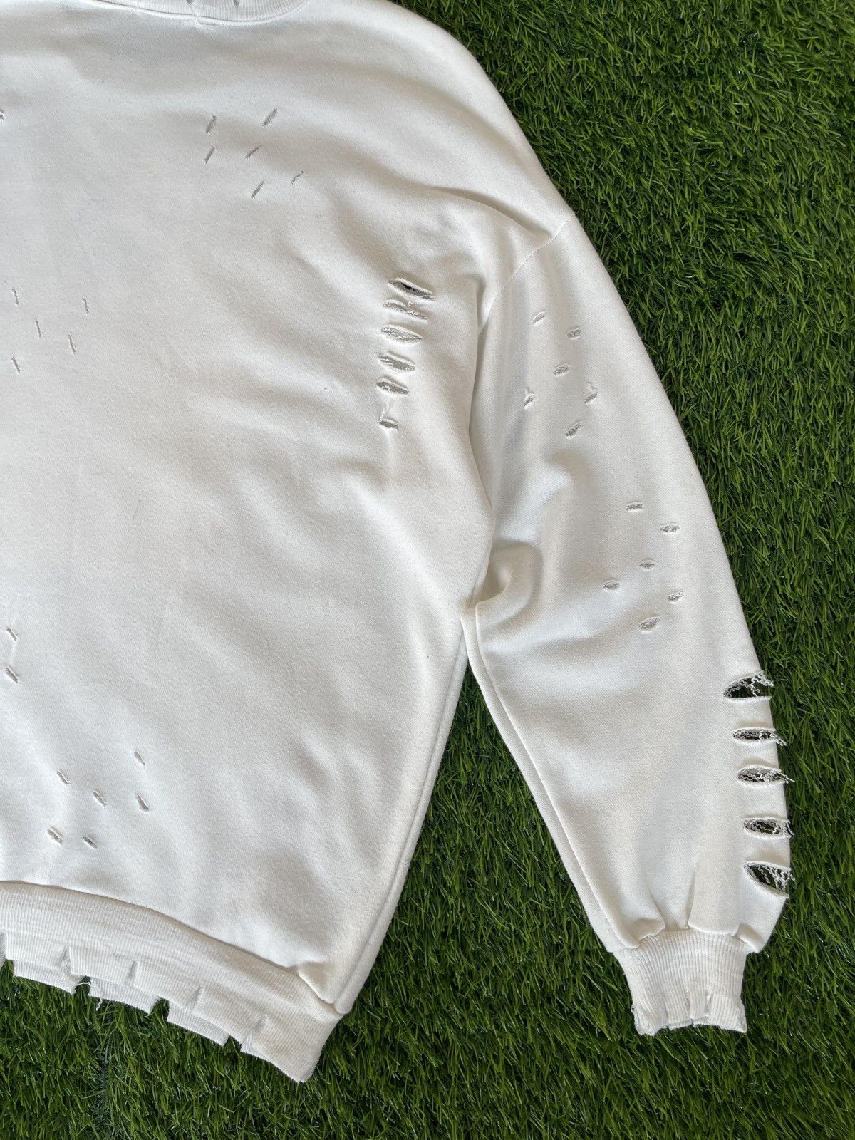 The Rolling Stones Rarest Vintage 90s🔥The Rolling Stone🔥Thrashed Sweatshirt Size US XL / EU 56 / 4 - 15 Thumbnail