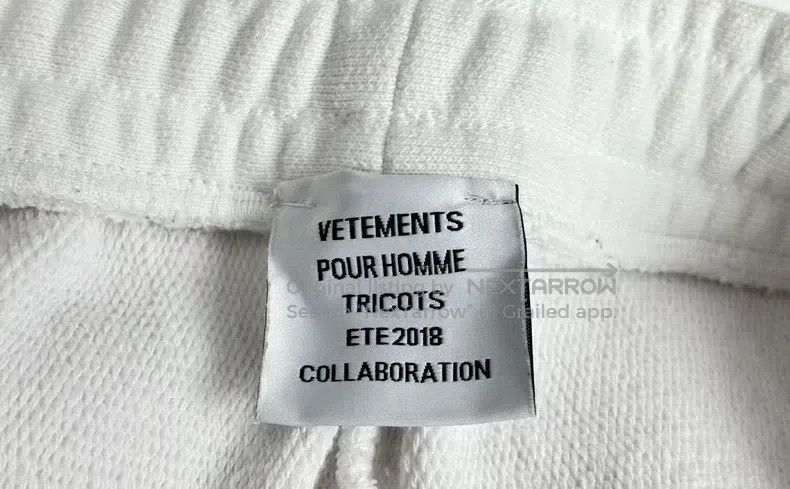 Vetements Vetements size M White Joint Sweatpants Size US 27 - 5 Thumbnail