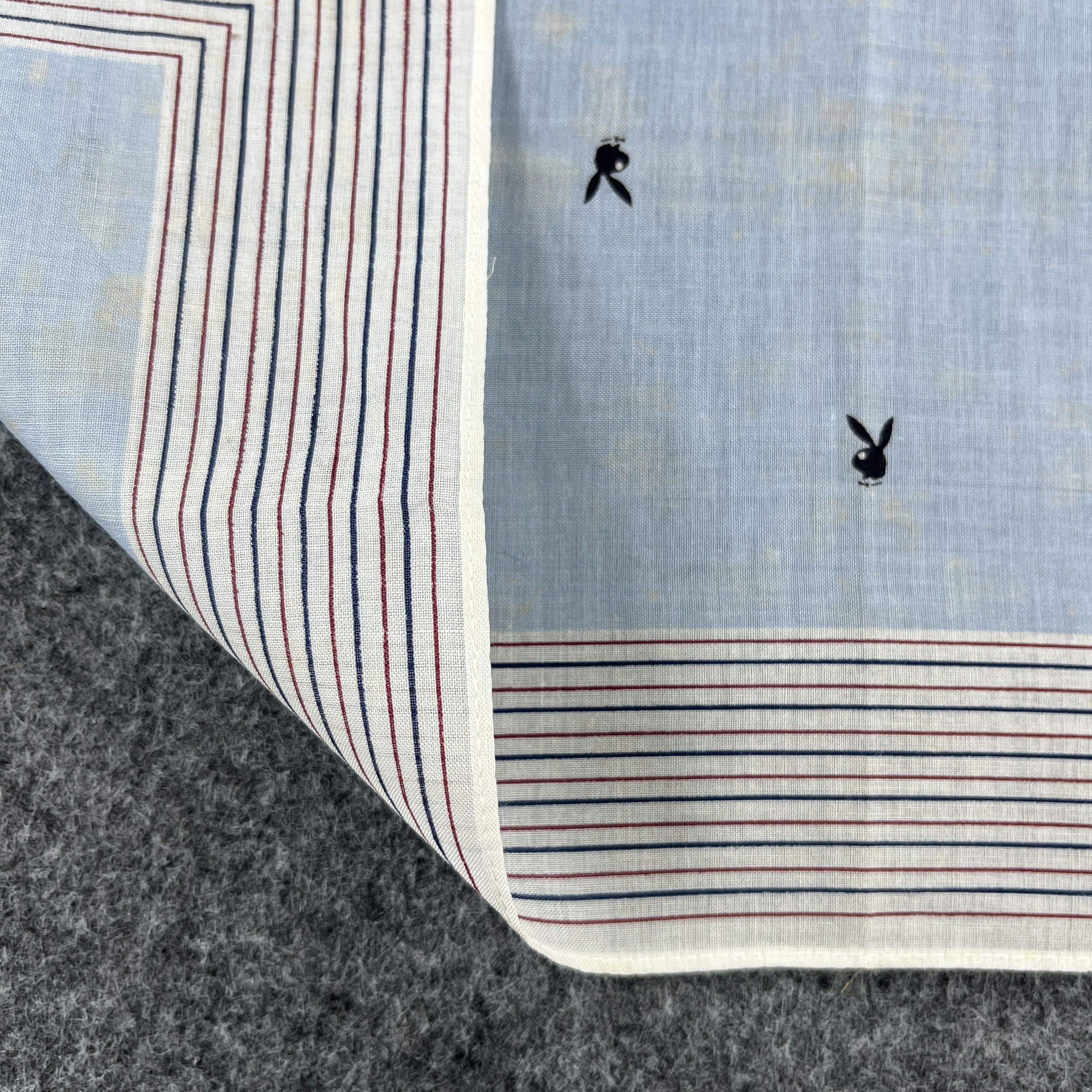 Playboy × Vintage Playboy Handkerchief / Bandana / Neckerchief B398 Size ONE SIZE - 6 Thumbnail