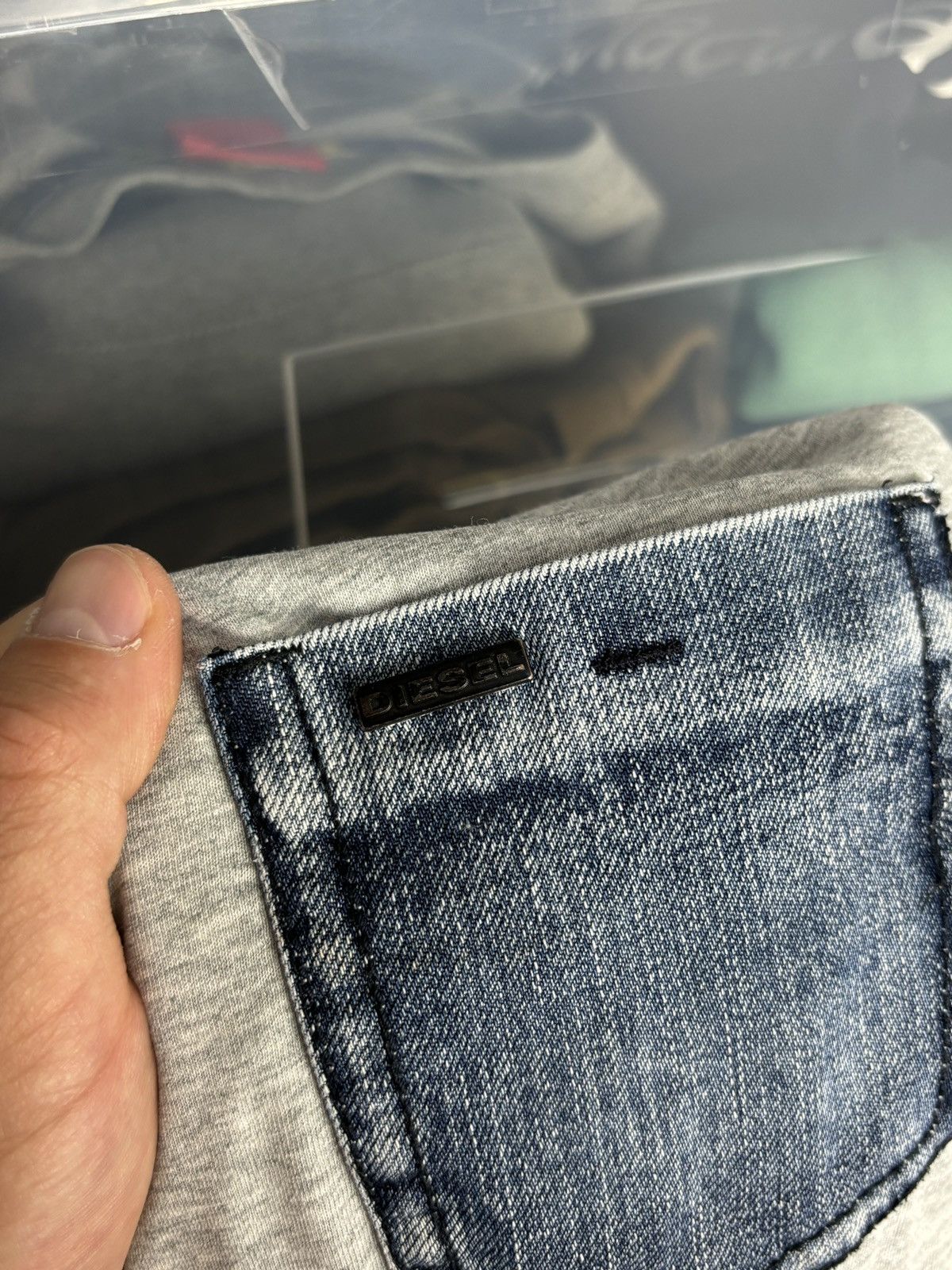 Diesel Diesel Denim Pocket T-Shirt Size US M / EU 48-50 / 2 - 6 Thumbnail