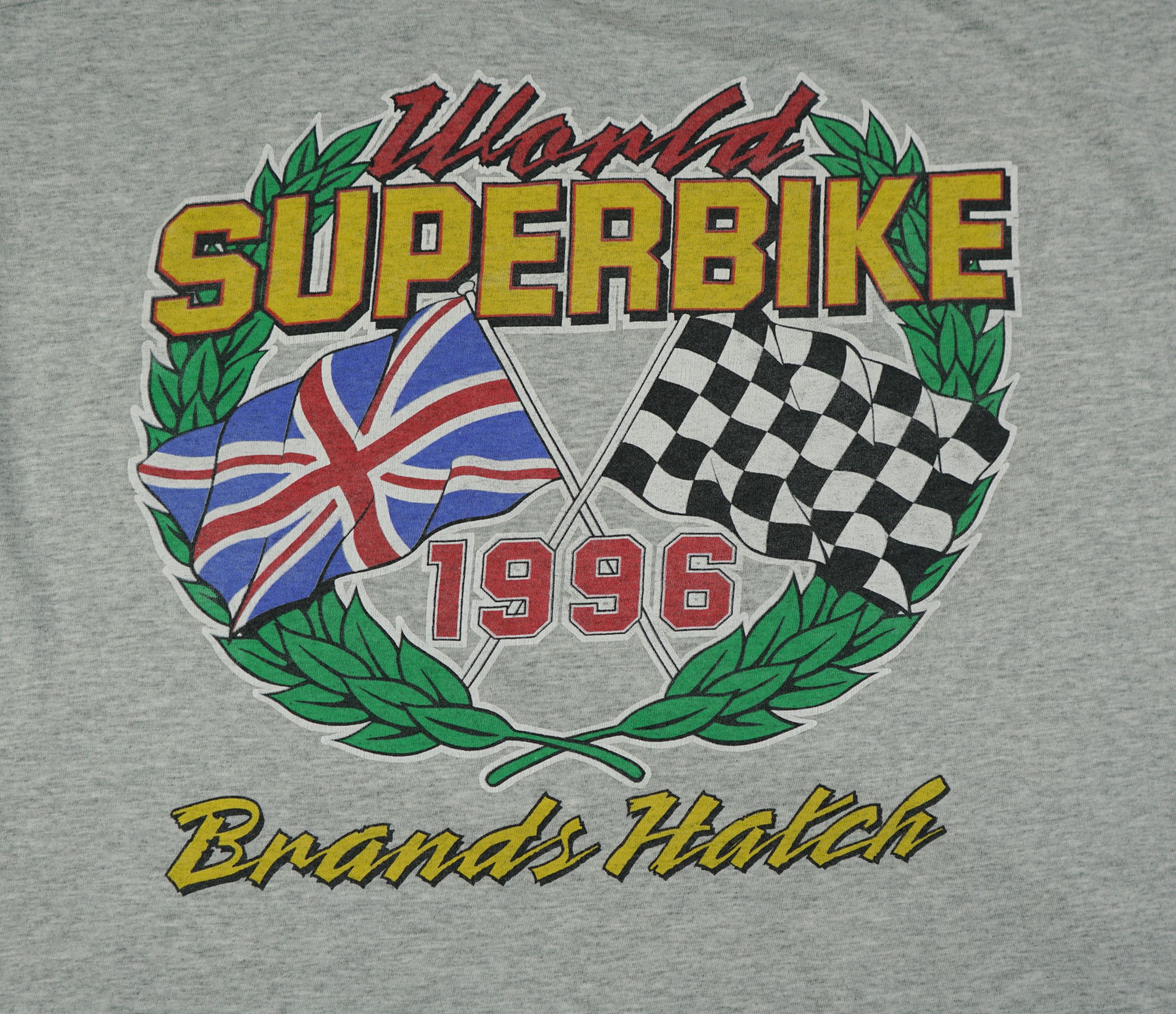 Vintage Vintage 1996 Superbike Championship Brands Hatch T-Shirt Size US XL / EU 56 / 4 - 6 Thumbnail