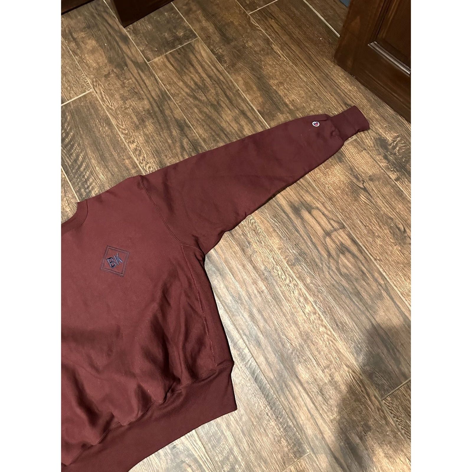 Champion VINTAGE Champion Reverse Weave Sweatshirt Crew Neck L Mens Brown 90s Reversible 80s 90s Pullover Size US L / EU 52-54 / 3 - 2 Thumbnail
