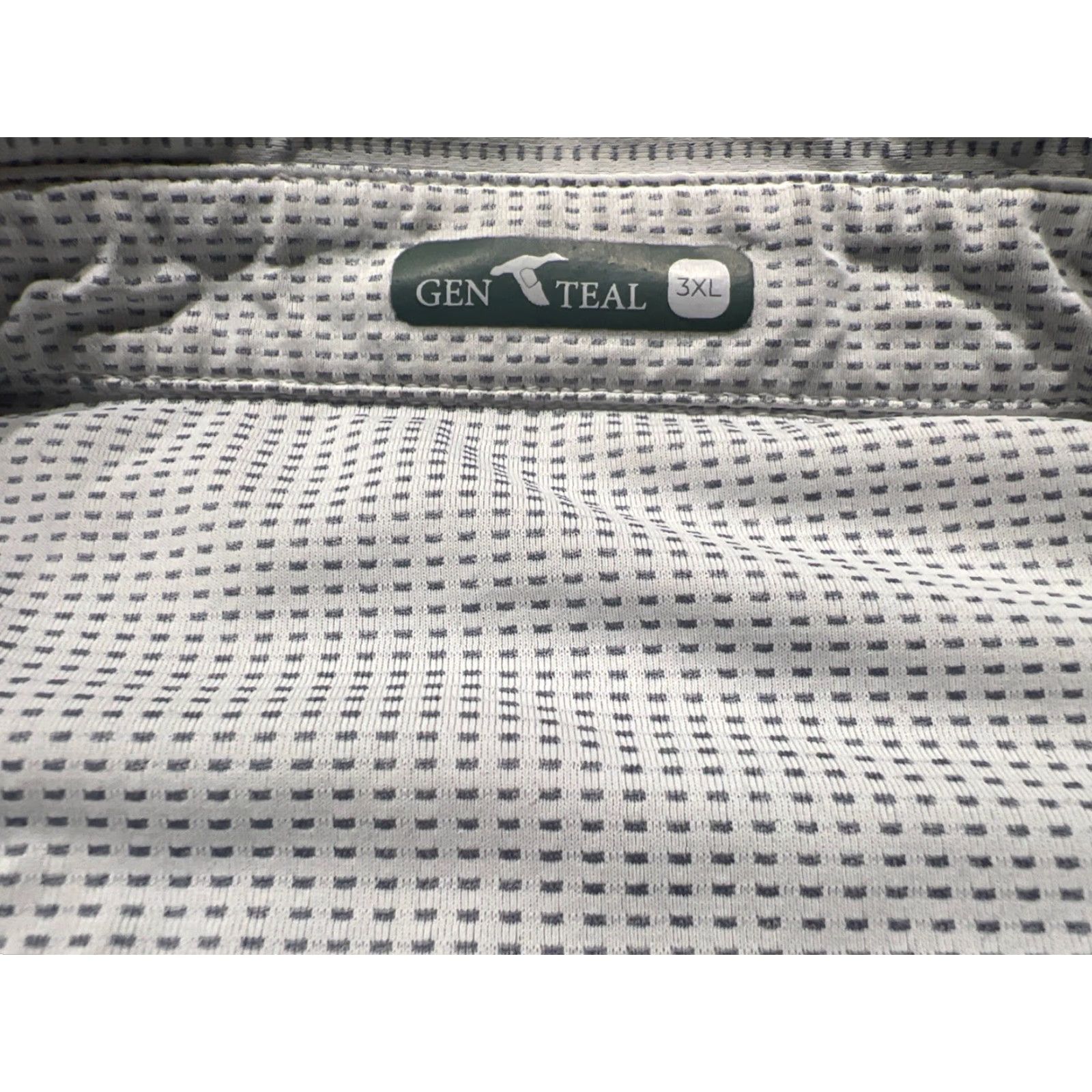 Vintage Genteal Polo Shirt Mens 3XL Golf Performance Short Sleeve Wicking Gray Polyester Breathable Moisture Wicking Logo Regular Collared Button Polo Mens Size US XXL / EU 58 / 5 - 7 Thumbnail