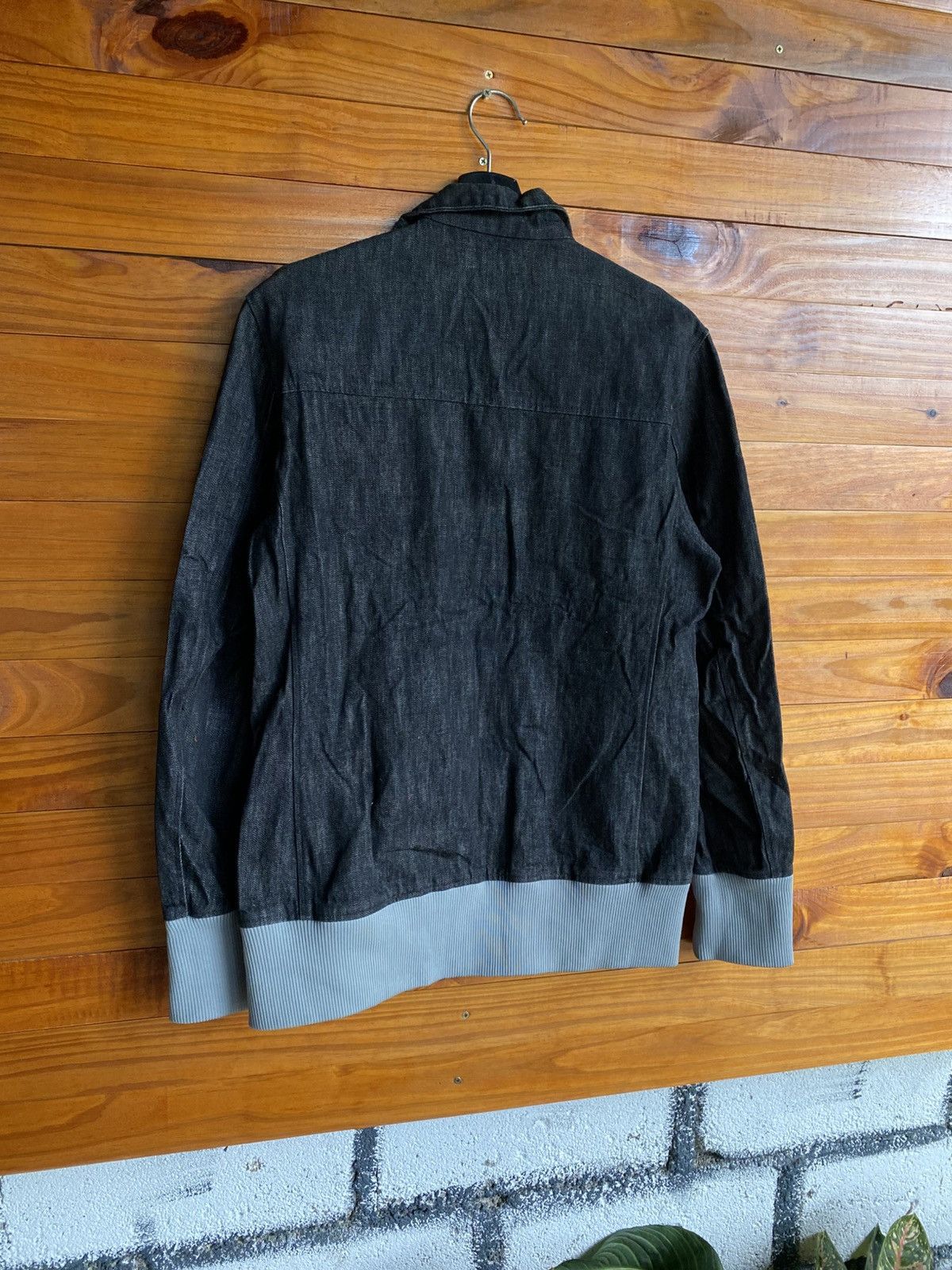 Vintage SKY-CONQUEROR Black Denim Bomber Jacket – Japanese