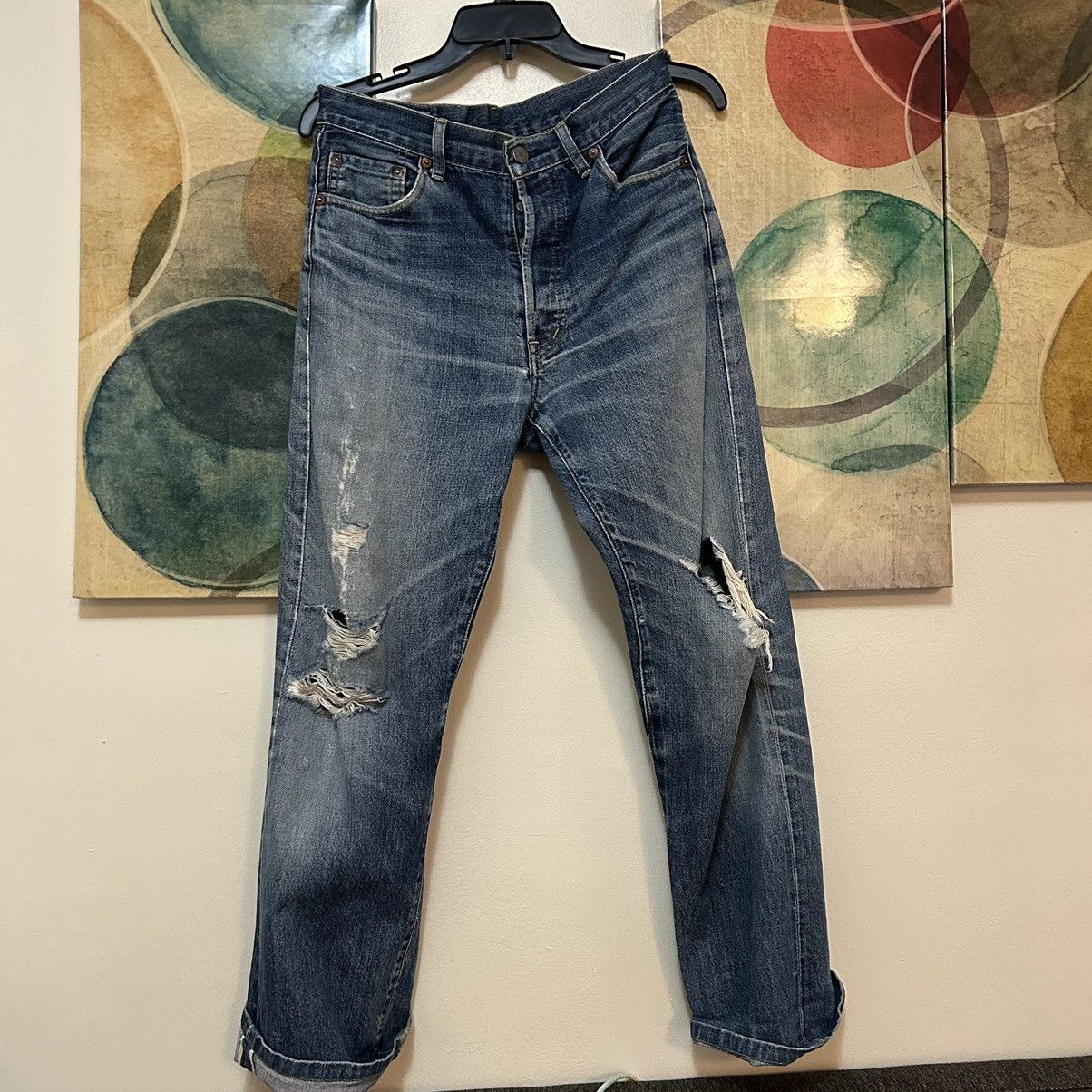 Image of Levis x Vintage Big E 503B in Blue, Men's (Size 31)