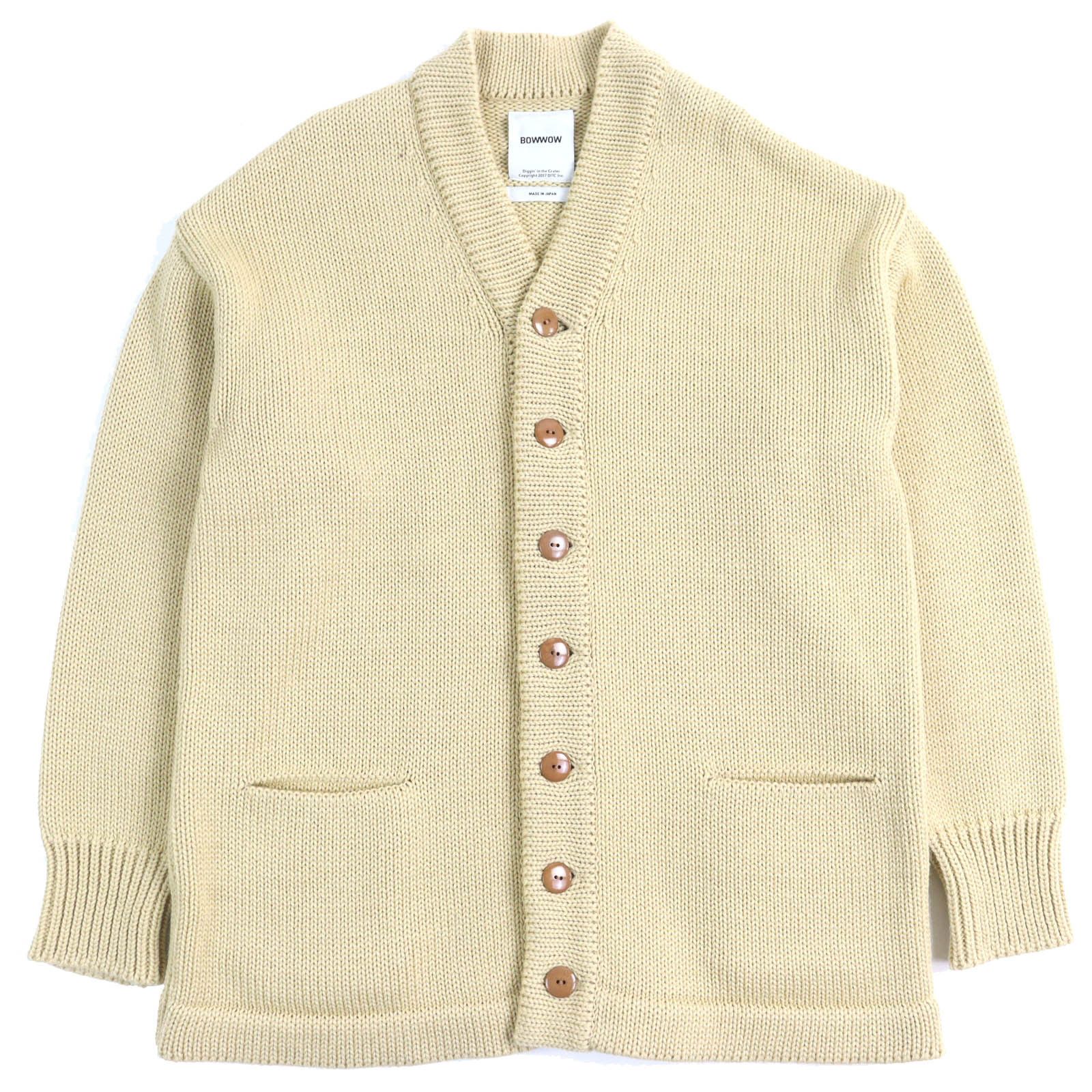Other Other BOWWOW BEATLE MANIA Cardigan Wool Cowhide Cardigan Leather Tops Size ONE SIZE - 1 Thumbnail