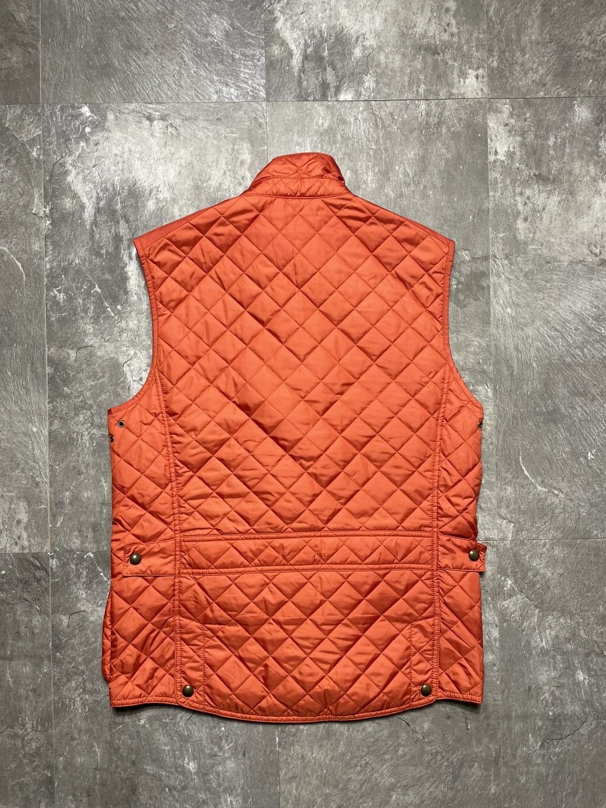 Polo Ralph Lauren Vintage Polo Ralph Lauren Nylon Orange Quilted Vest Gilet Size US S / EU 44-46 / 1 - 10 Thumbnail