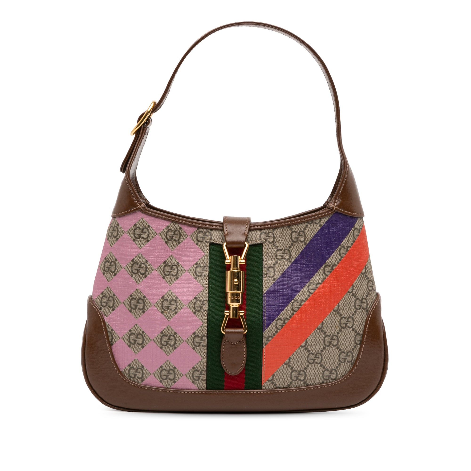Small GG Supreme Web Geometric Jackie 1961 Crossbody