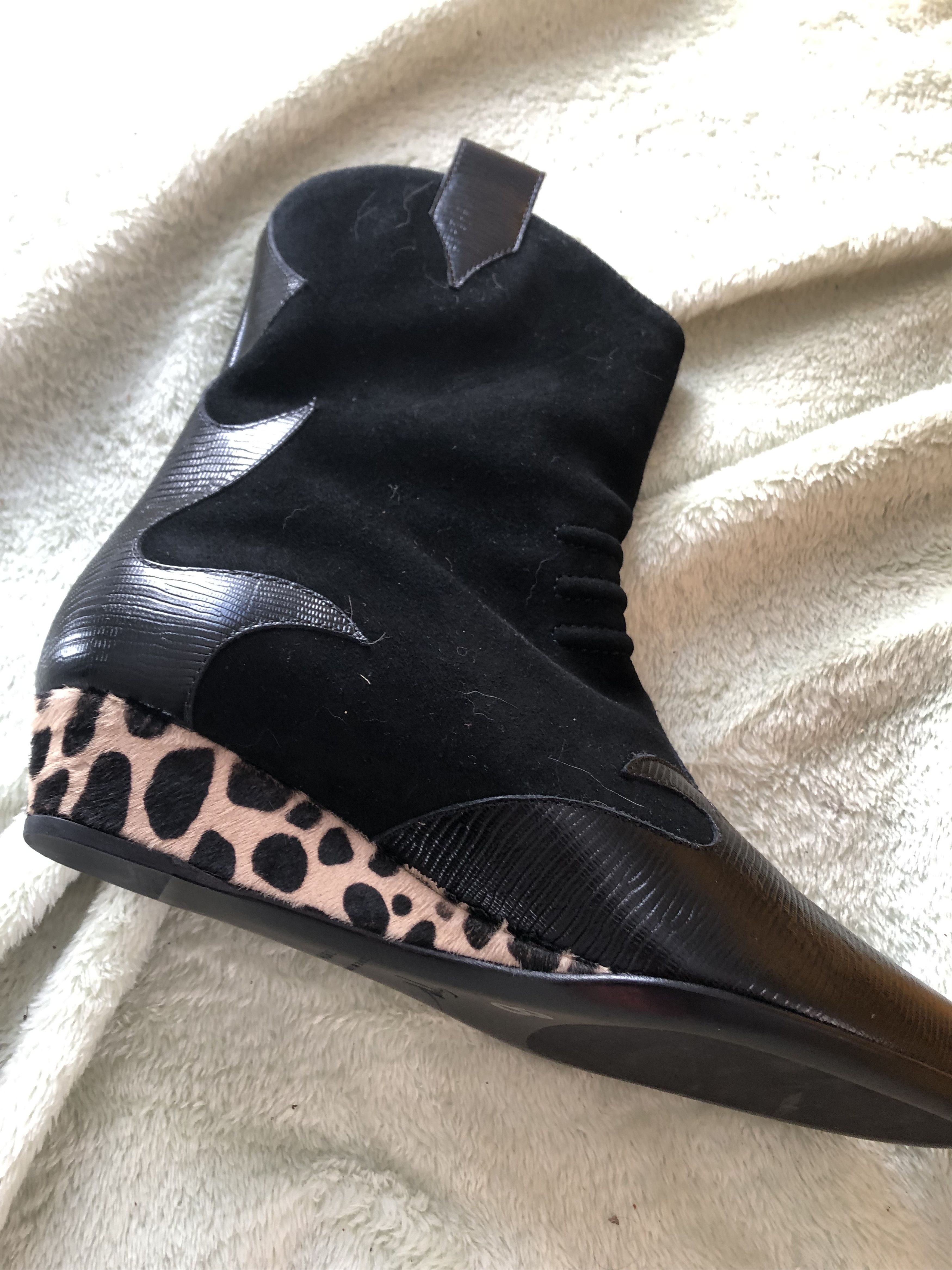 Giuseppe Zanotti MSRP $1,200 - Hadley Giuseppe Zanotti Western Cheetah Heels Size US 8 / IT 38 - 4 Thumbnail