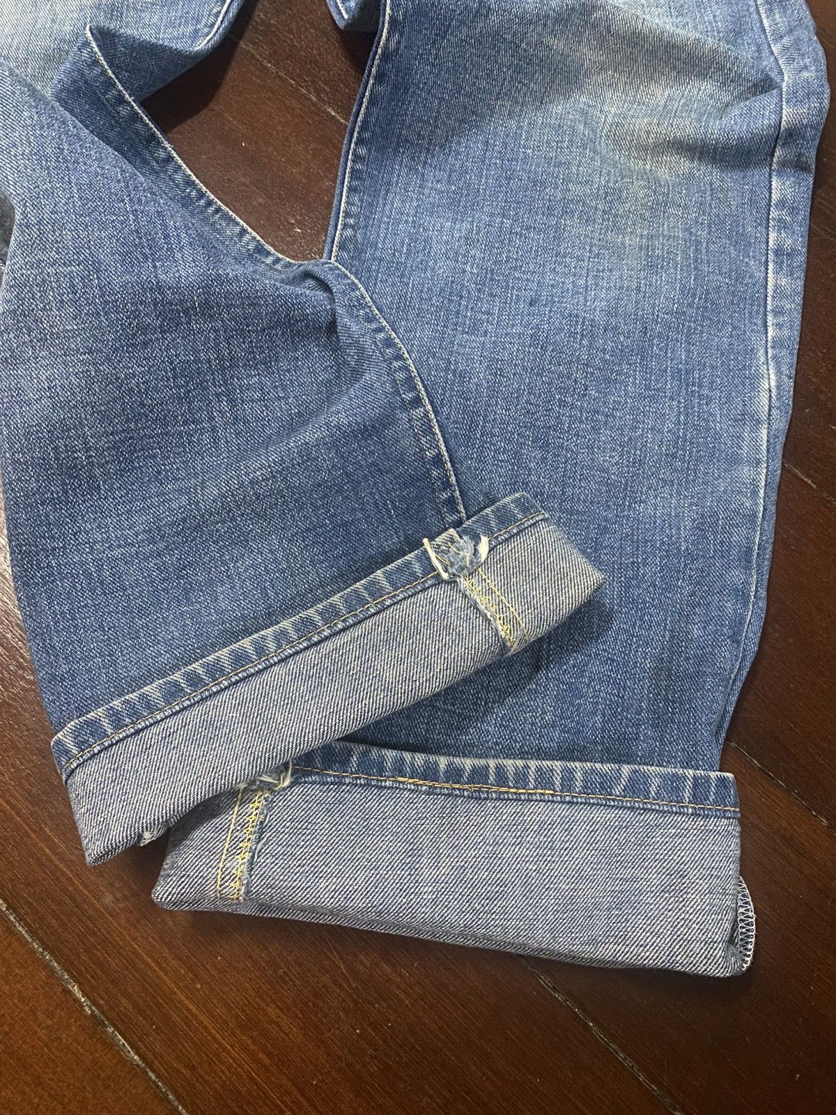 Lee Vintage 60s 70s talon 42 LEE mud wash dirty wash flare Jean Size US 34 / EU 50 - 18 Thumbnail