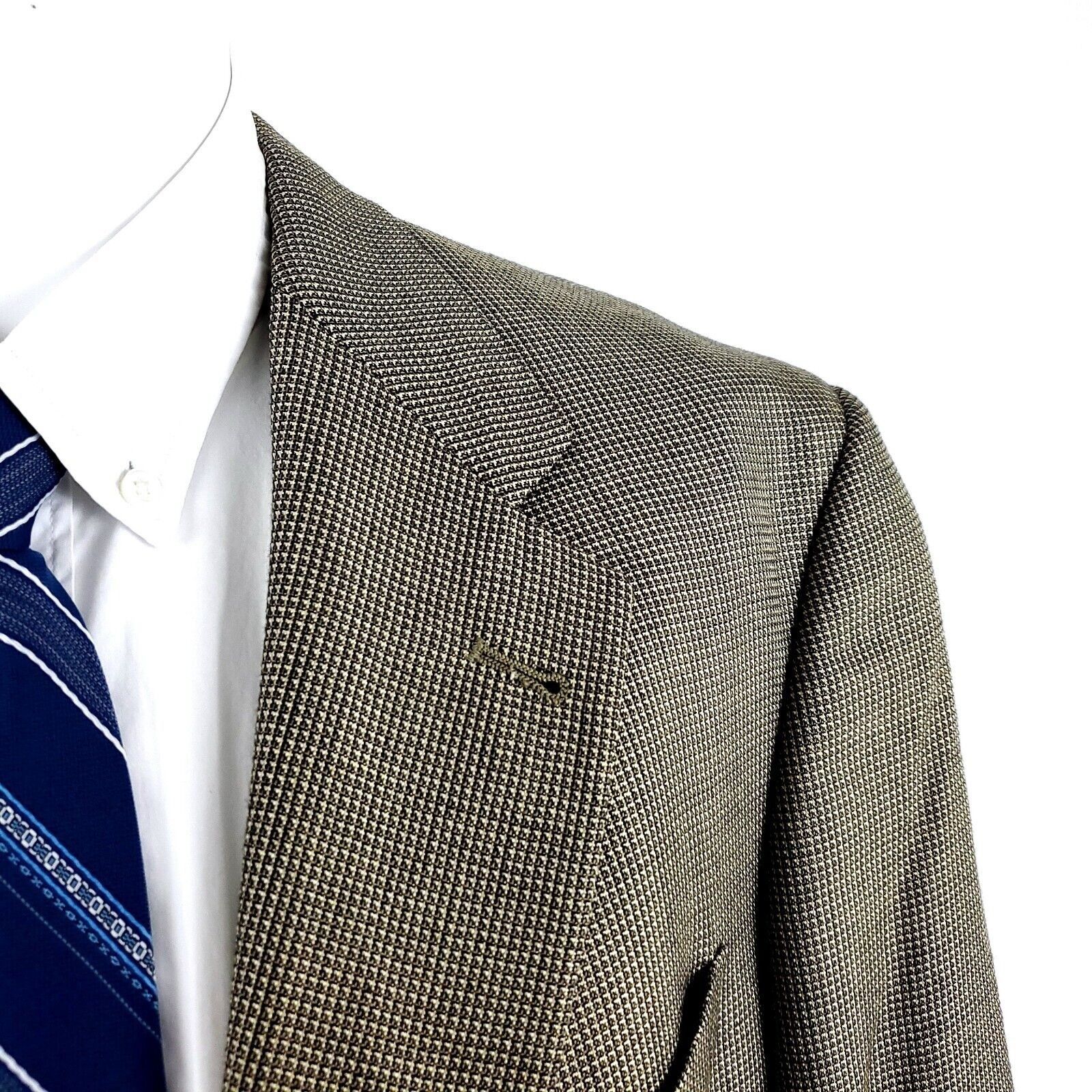 Hart Schaffner Marx Hart Schaffner Marx Wool 2 Button Sport Coat 42R Nailshead G Size 42R - 2 Thumbnail