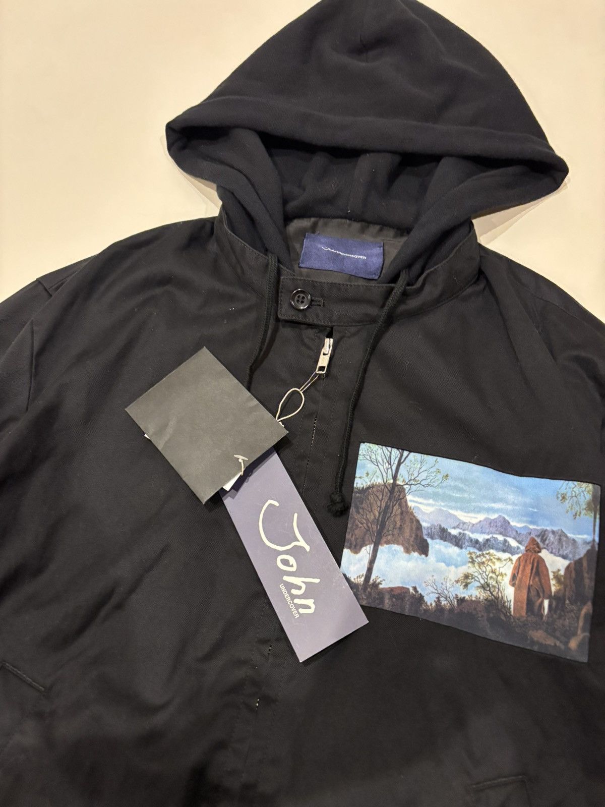 John Undercover Joy Division John Undercover AW18 Chest Graphic Zip Hoodie Size US M / EU 48-50 / 2 - 4 Thumbnail
