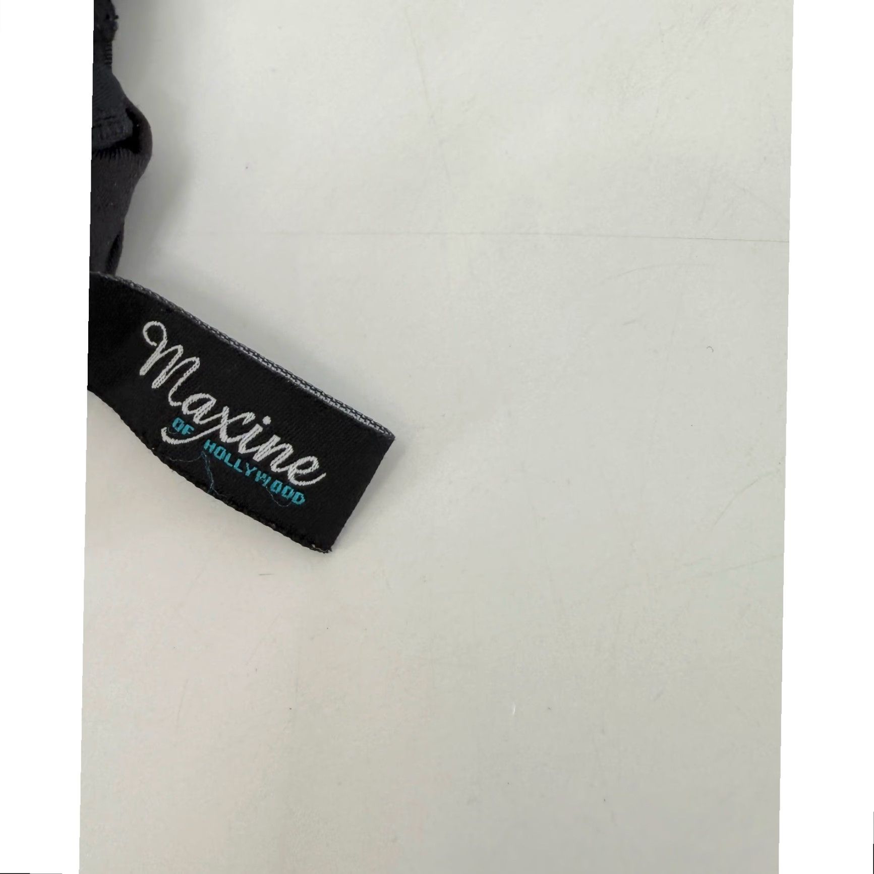 Vintage Maxine of Hollywood Black Ruched One Piece Swimsuit Size 8 Size ONE SIZE - 3 Thumbnail