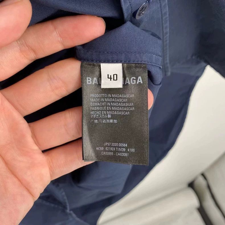 Balenciaga Balenciaga Back Mailbox Letter Long Sleeve Shirt 2501-Nexta Size US XXS / EU 40 - 6 Thumbnail