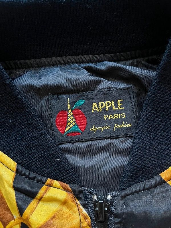 Other AppleParis Vintage 90s Chain Bomber Jacket Boxy Sz S Size US S / EU 44-46 / 1 - 6 Thumbnail
