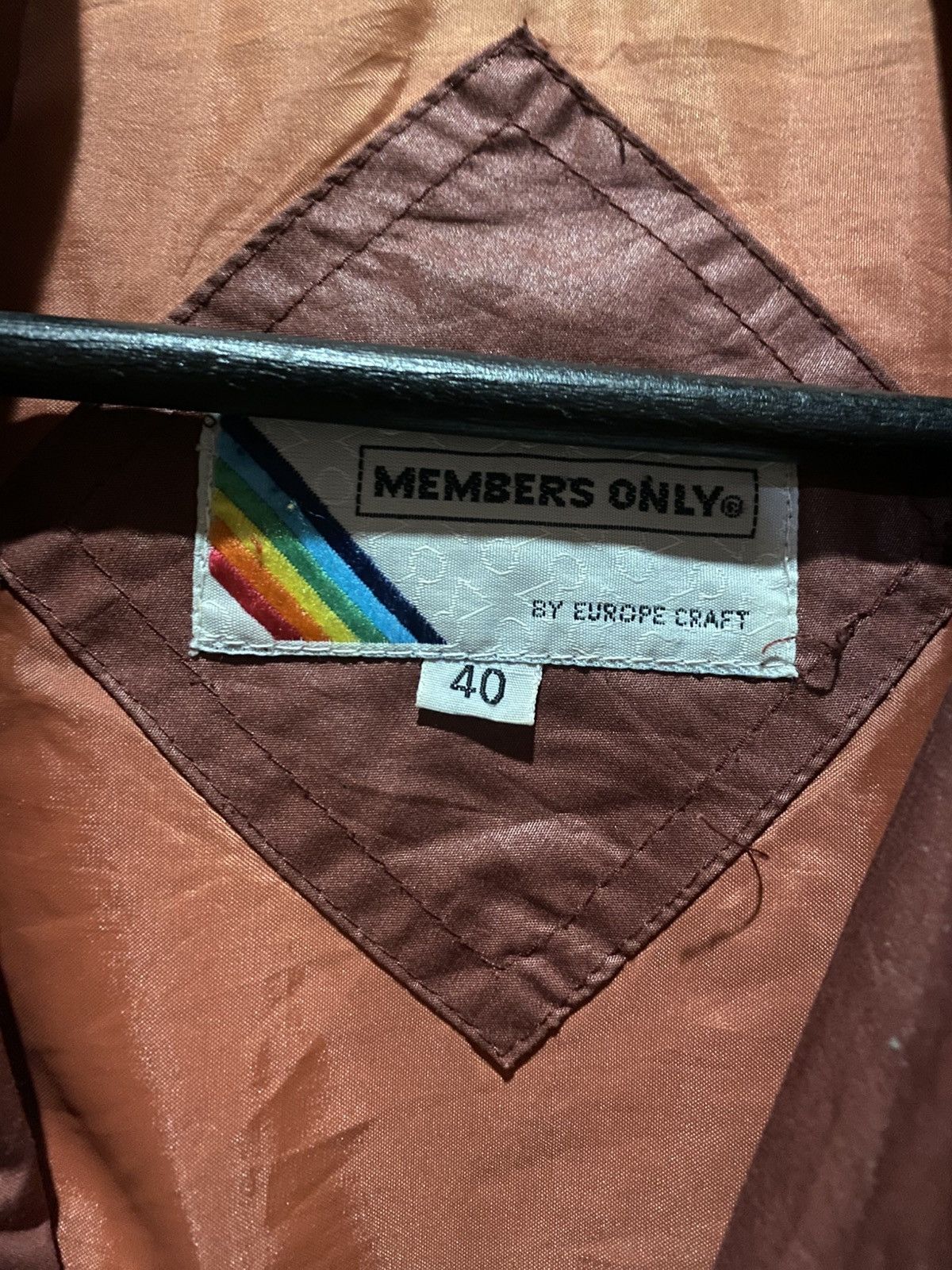 Members Only Vintage Members Only Europe Craft Jacket Brown HongKong Made Size US M / EU 48-50 / 2 - 6 Thumbnail