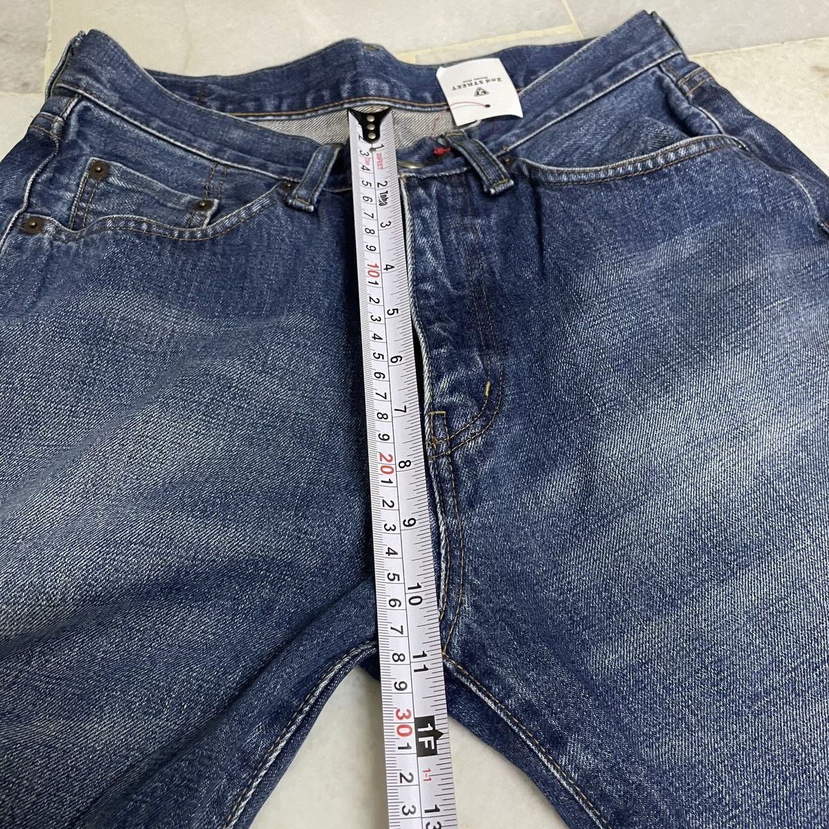 Indigo Original Sweet Camel Special Edition Baggy Selvedge Rare Size US 30 / EU 46 - 13 Thumbnail