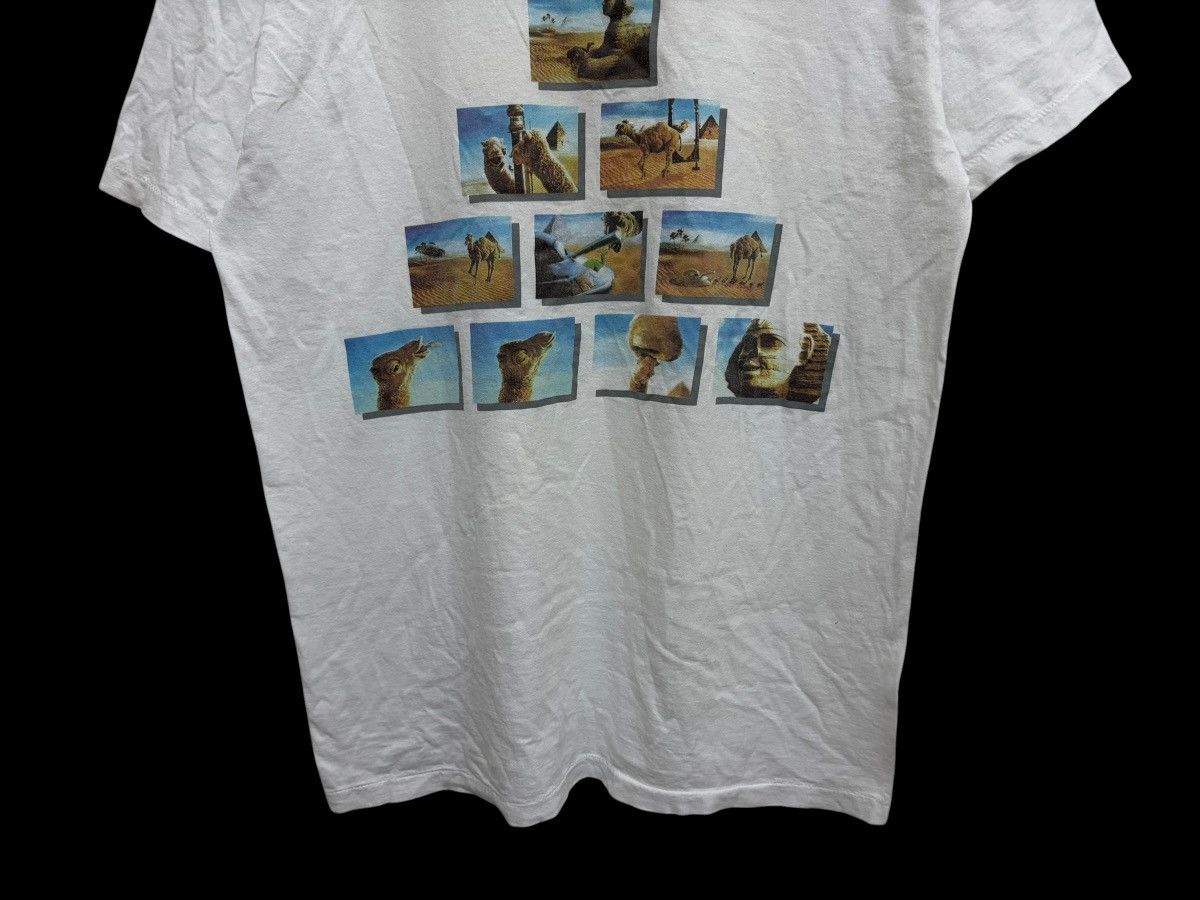 Hanes 80s 90s ALIEN UFO CAMEL RAVE TECHNO SURREAL ART TEE RARE Size US L / EU 52-54 / 3 - 4 Thumbnail