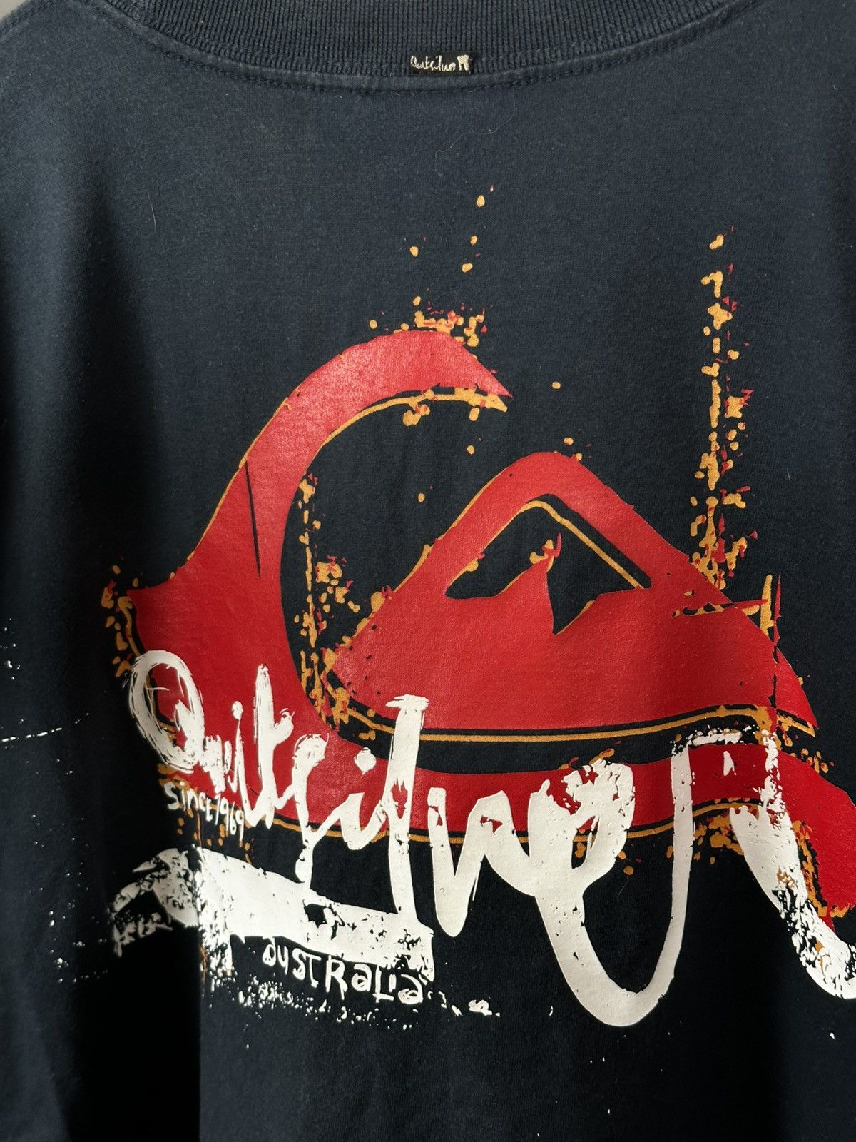 Quiksilver Vintage Quiksilver Big Logo Pink Tee Size US M / EU 48-50 / 2 - 9 Thumbnail