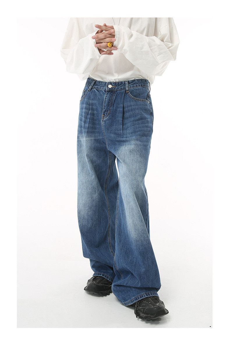 Japanese Brand Japanese style vibe distressed retro loose casual jeans Size US 32 / EU 48 - 2 Thumbnail