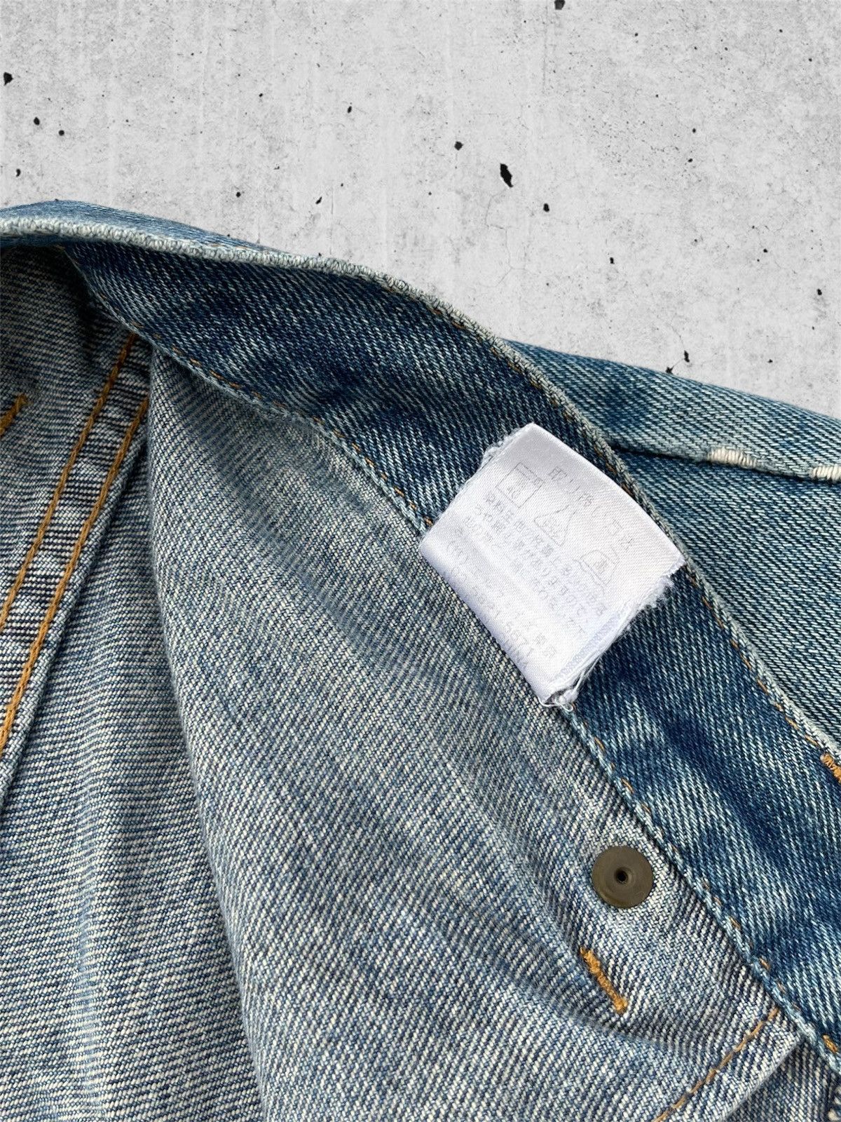 Vintage 🔥 Peizo J Distressed Denim Vintage 34🔥 Size US 34 / EU 50 - 8 Thumbnail