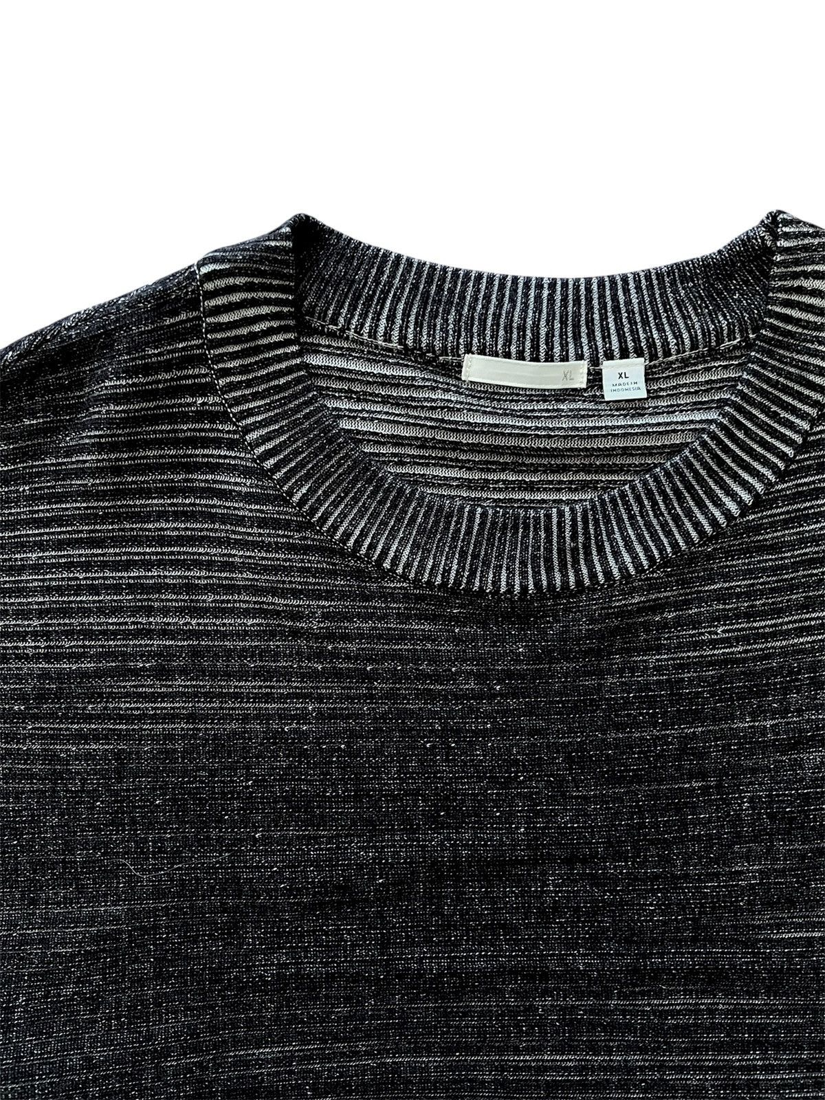 GU GU Faded Cropped Ribbed Knit Top Size XL / US 12-14 / IT 48-50 - 4 Thumbnail