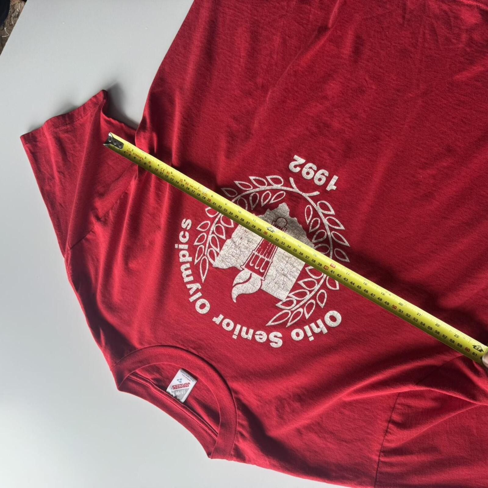 Jerzees 1992 Ohio Senior Olympics T-Shirt Size US XL / EU 56 / 4 - 5 Thumbnail