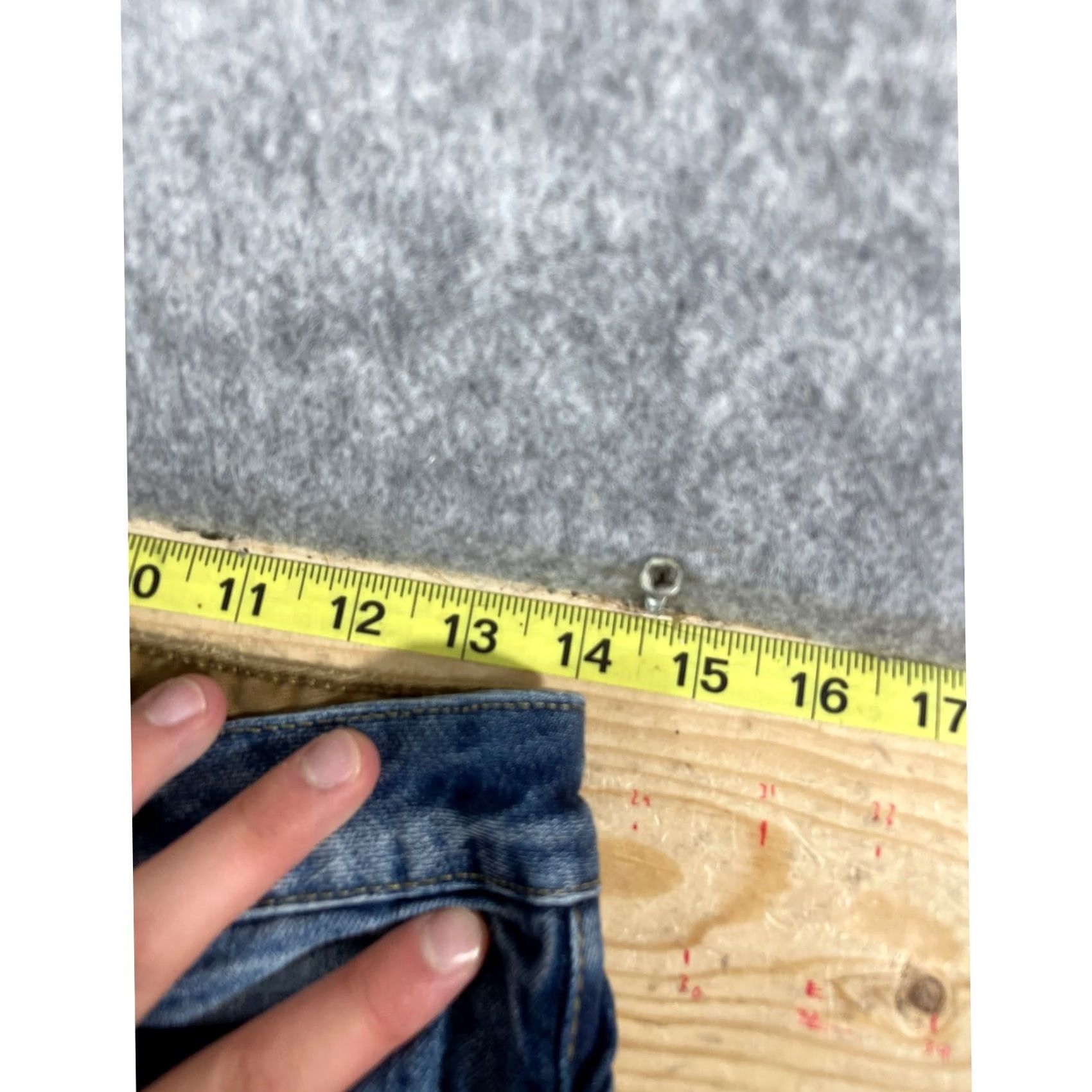 Vintage VINTAGE Supply & Industry Denim Slim Jeans Mens 28x26 Blue Button Fly Slim Skinny 5-Pocket Design Inseam 26 Size US 28 / EU 44 - 3 Thumbnail