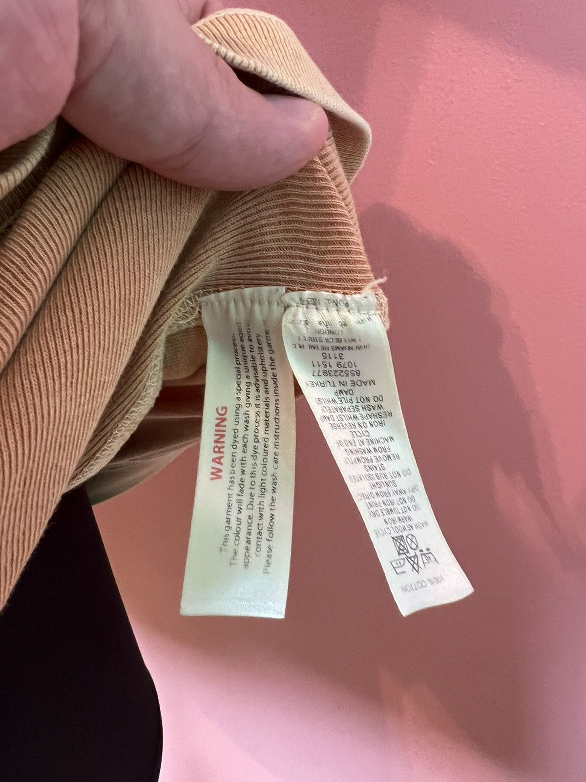 Nigel Cabourn tee designers utility casual orange yellow