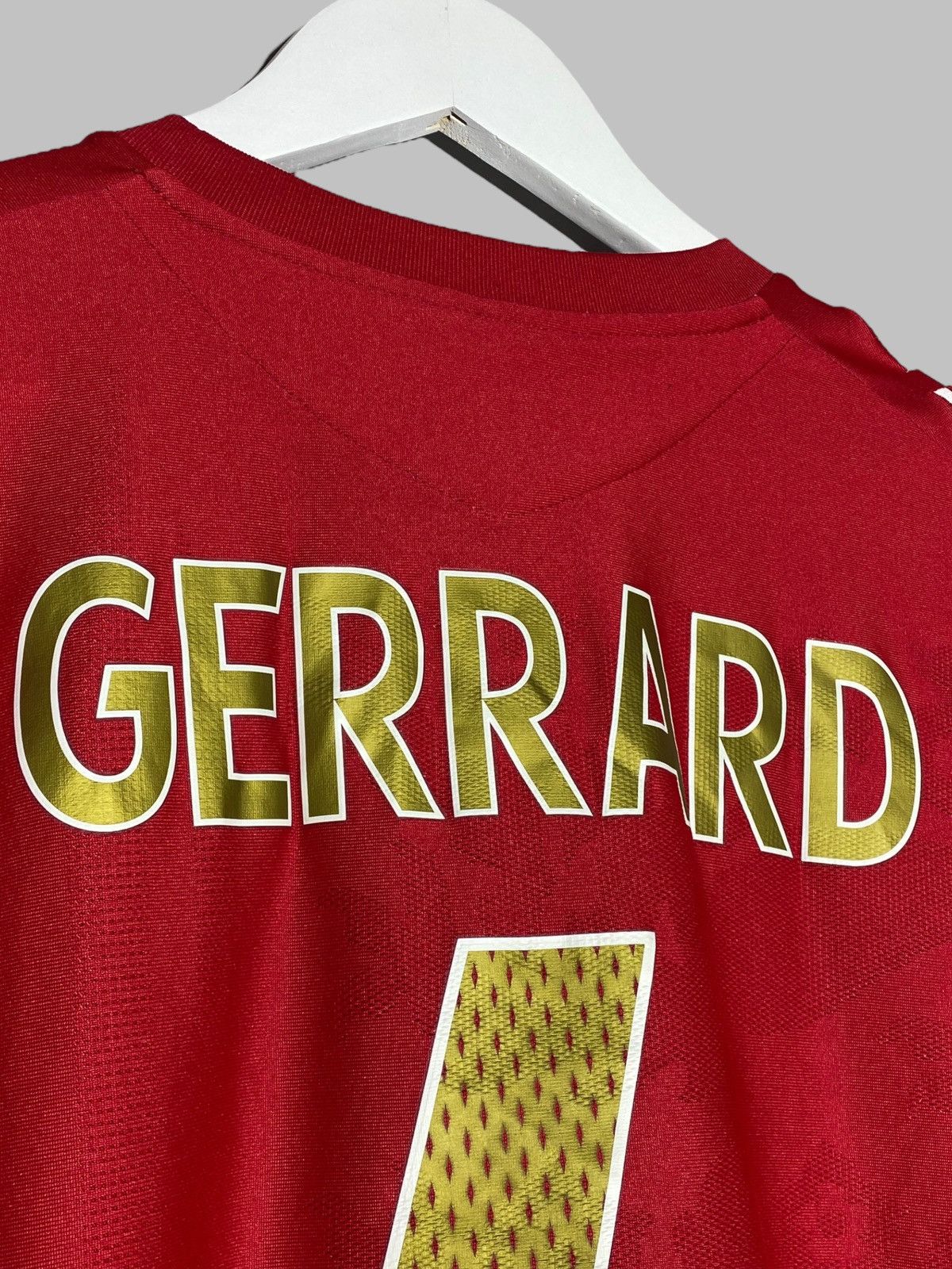 Umbro Umbro #4 Gerrard England 2006 Away Football Shirt Jersey Size US XL / EU 56 / 4 - 4 Thumbnail