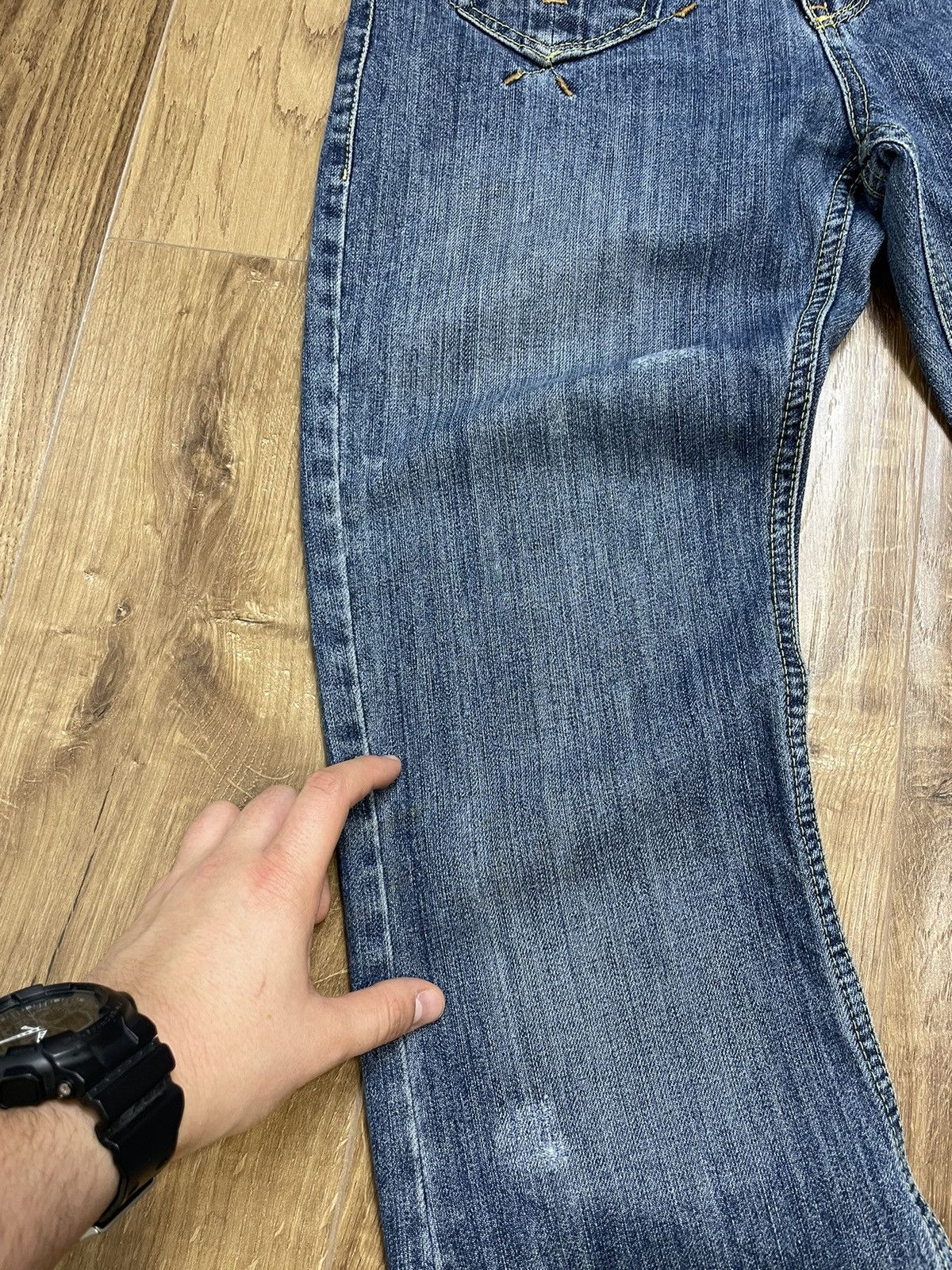 Dolce & Gabbana × Vintage Vintage Dolce&Gabbana Y2K Style Blue Stonewashed Denim Jeans Size US 29 - 7 Thumbnail