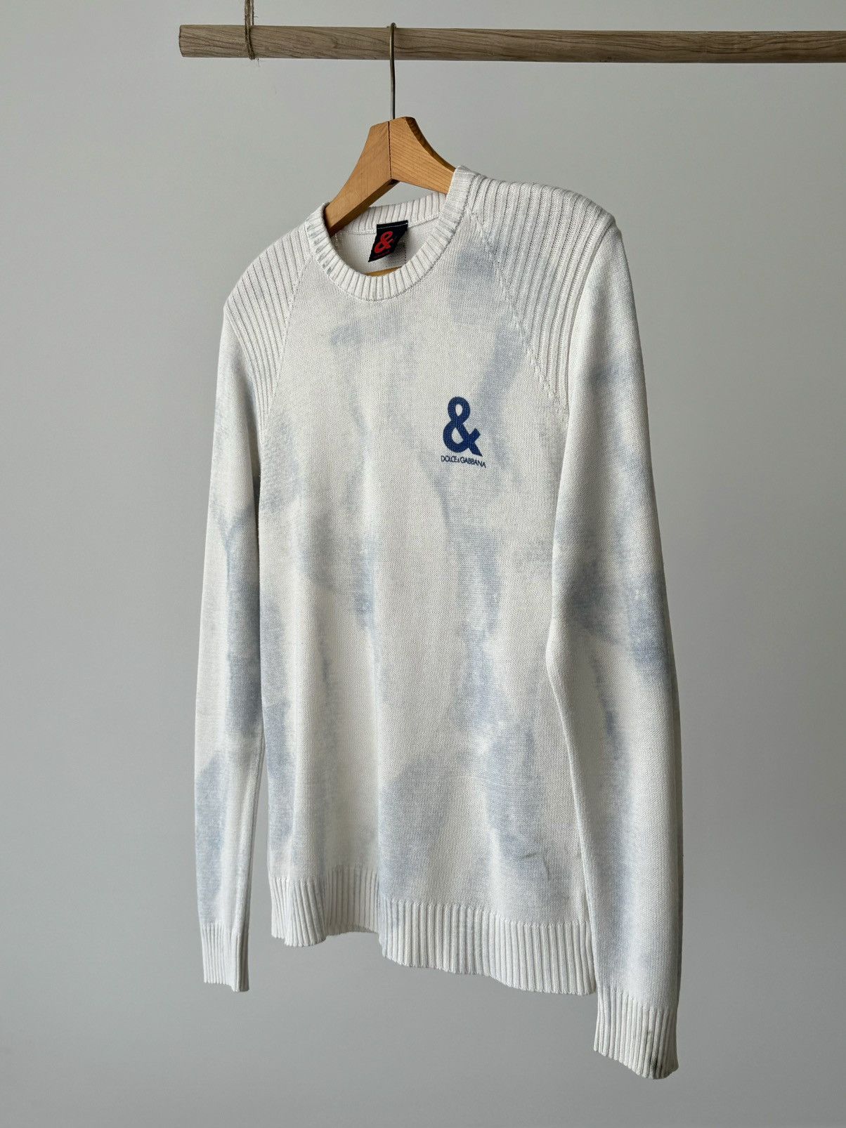 Dolce & Gabbana × Vintage Vintage 00s Dolce & Gabbana Painted Sweater Size US S / EU 44-46 / 1 - 3 Thumbnail