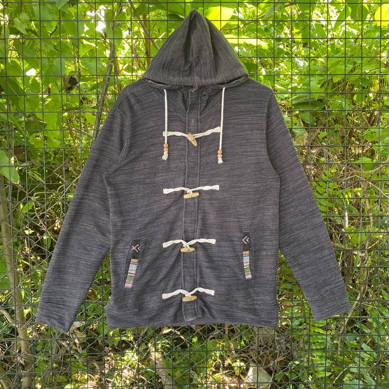 Japanese Brand × Vintage Vintage Navajo Light Hoodies Duffle Jacket Size US M / EU 48-50 / 2 - 1 Thumbnail
