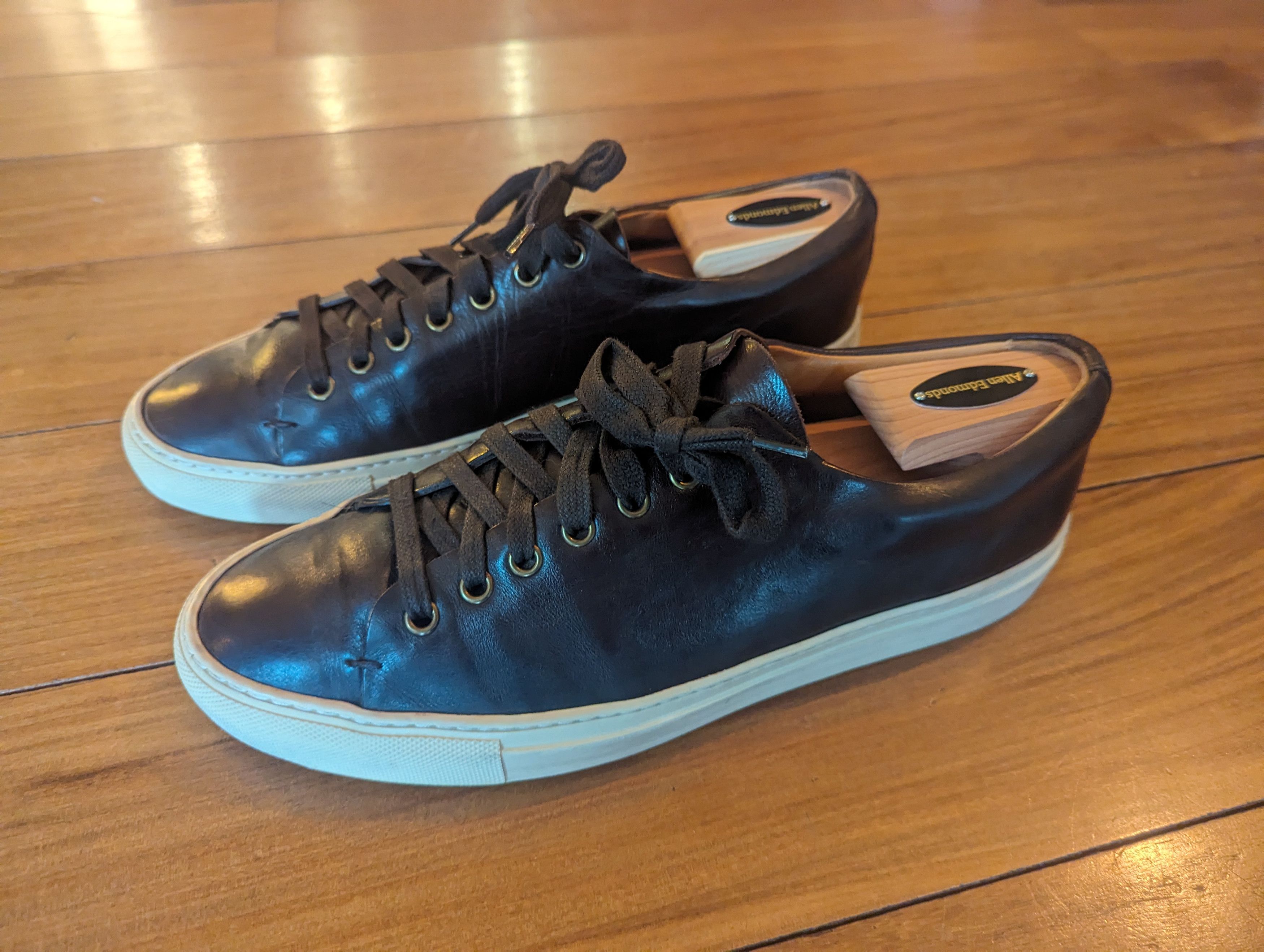 Buttero Tanino Sneakers in Ebony Leather Size US 7 / EU 40 - 1 Thumbnail
