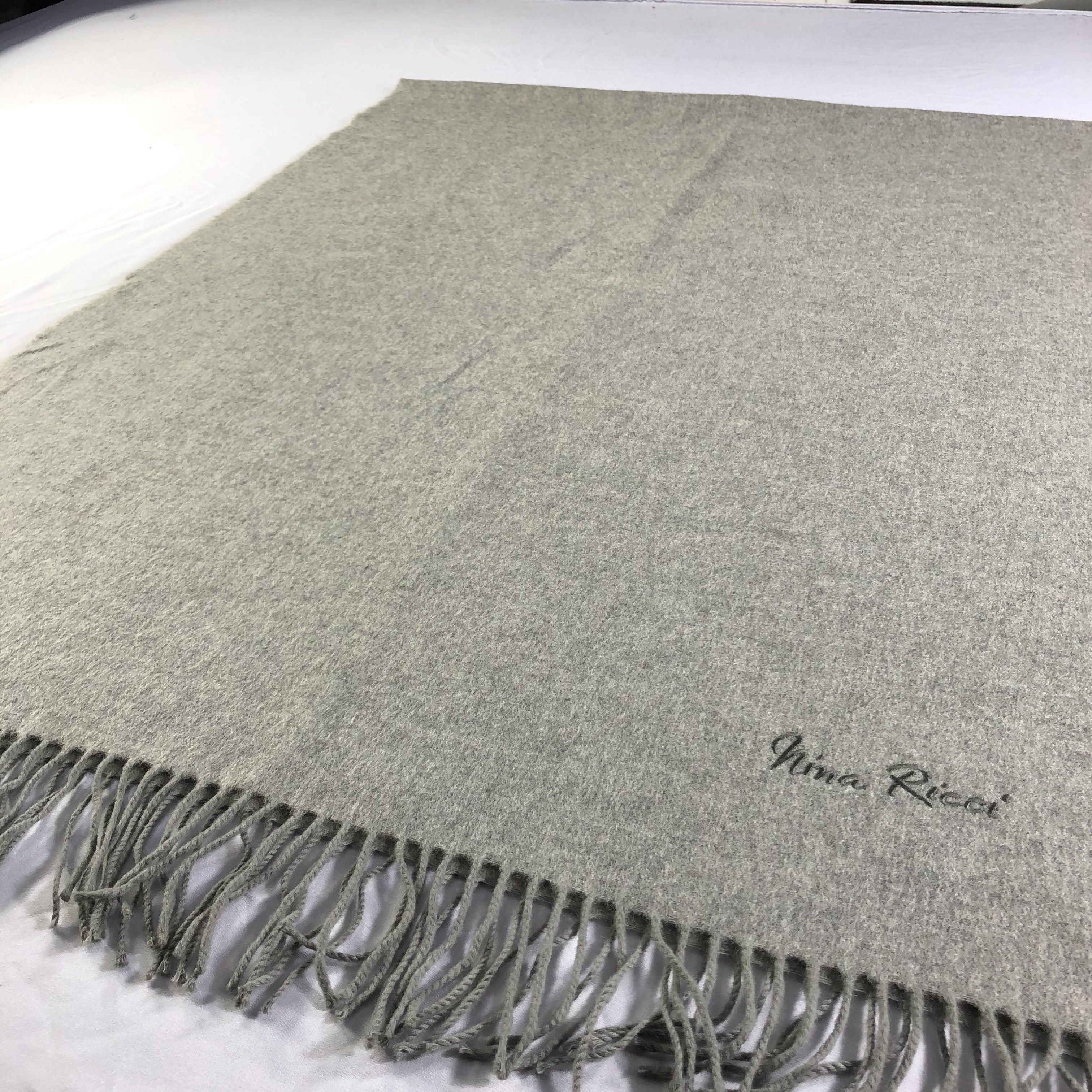 Nina Ricci Nina Ricci Plain Wool Scarf Muffler Neckwear V2322 Size ONE SIZE - 3 Thumbnail