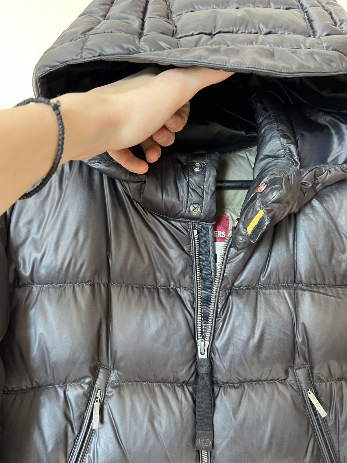 Parajumpers Outdoor Parajumpers Black Down Puffer Jacket Archiv Gorpcore Size US L / EU 52-54 / 3 - 17 Thumbnail