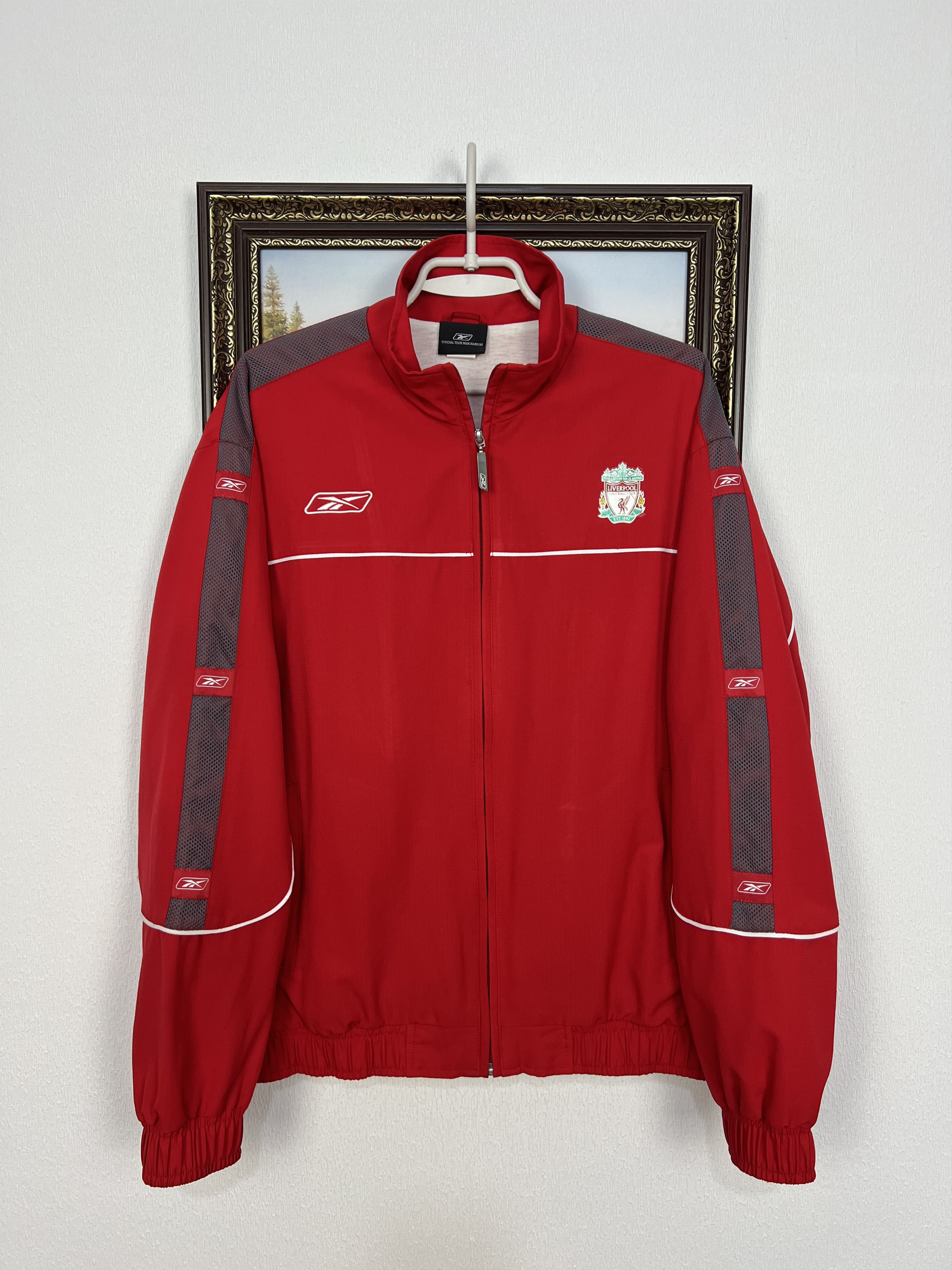 Reebok Vintage Reebok Liverpool Football Train Jacket Soccer Track Size US M / EU 48-50 / 2 - 1 Thumbnail