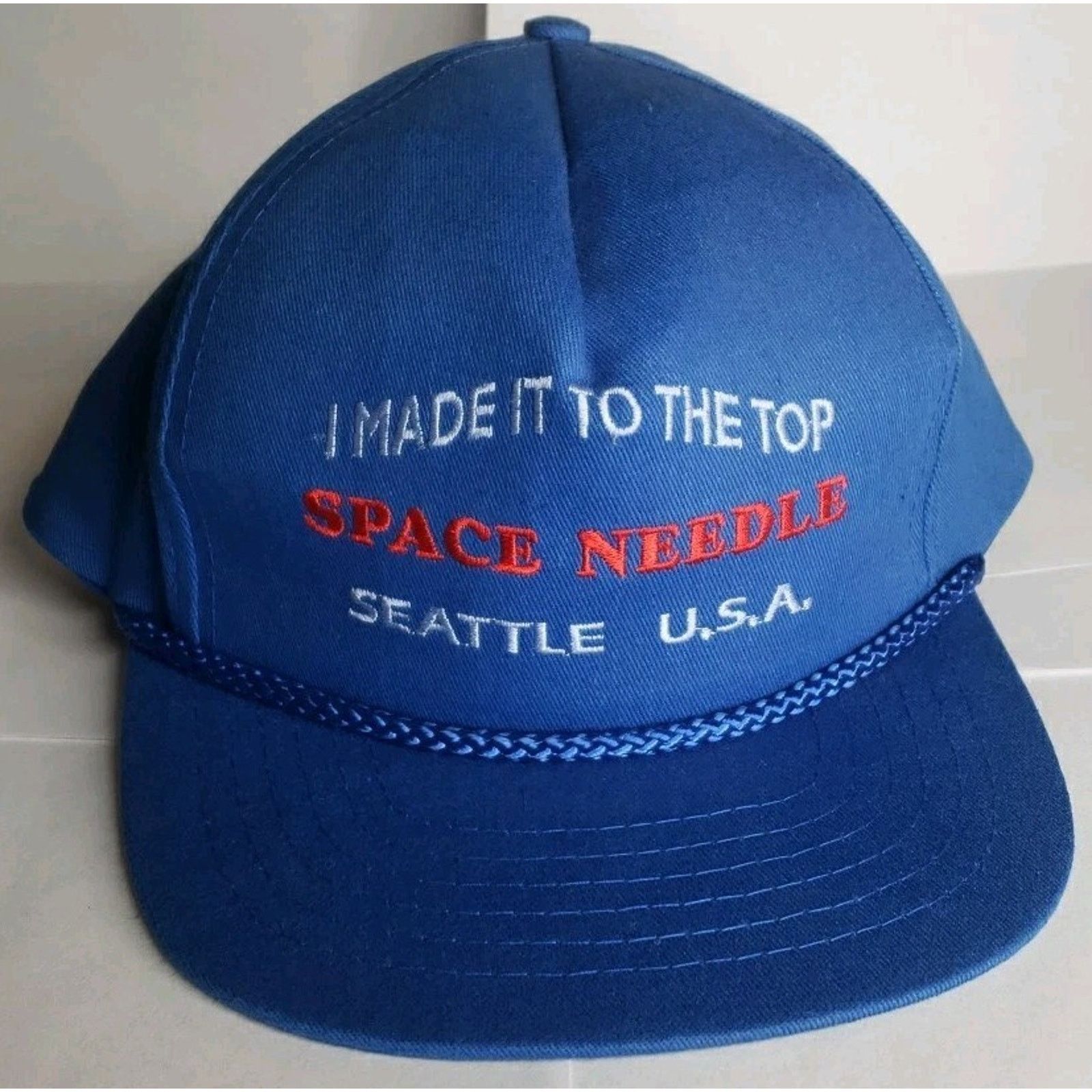 Other Vintage Snapback Hat Space Needle Seattle USA 80s 90s Size ONE SIZE - 1 Thumbnail