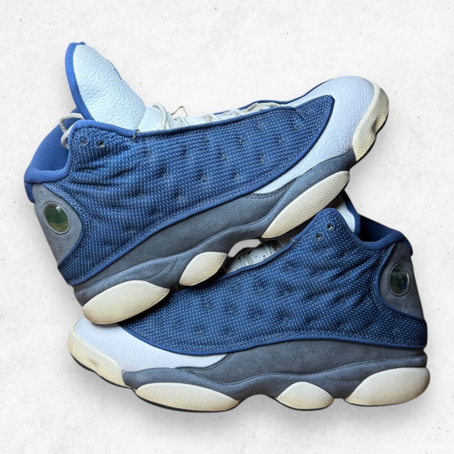 Jordan Brand Nike Air Jordan 13 OG 'Flint' 1998 men's 11.5 Grey Blue Size US 11.5 / EU 44-45 - 8 Thumbnail