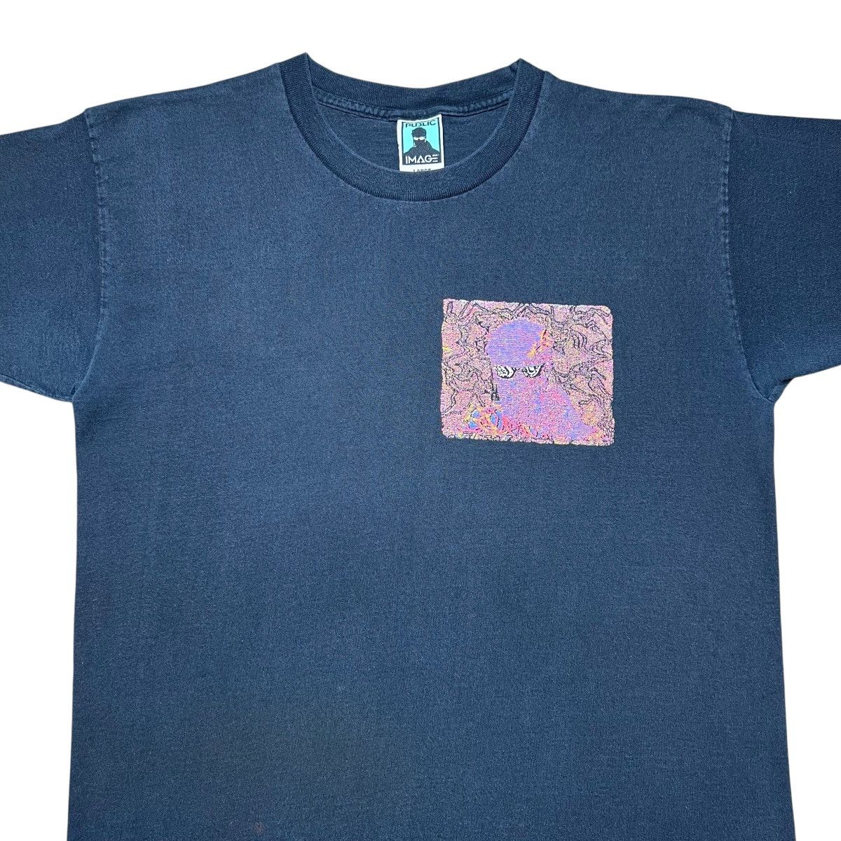 Other Vintage 1990s Public Image Clothing Trippy Psychedelic Tee Size US L / EU 52-54 / 3 - 5 Thumbnail