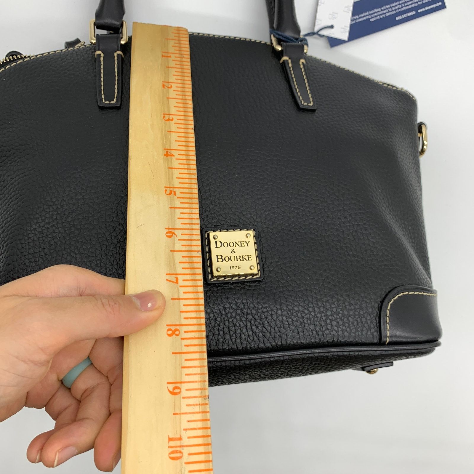 Dooney & Bourke Dooney & Bourke Black Satchel Shoulder Bag with Crossbody Size ONE SIZE - 6 Thumbnail