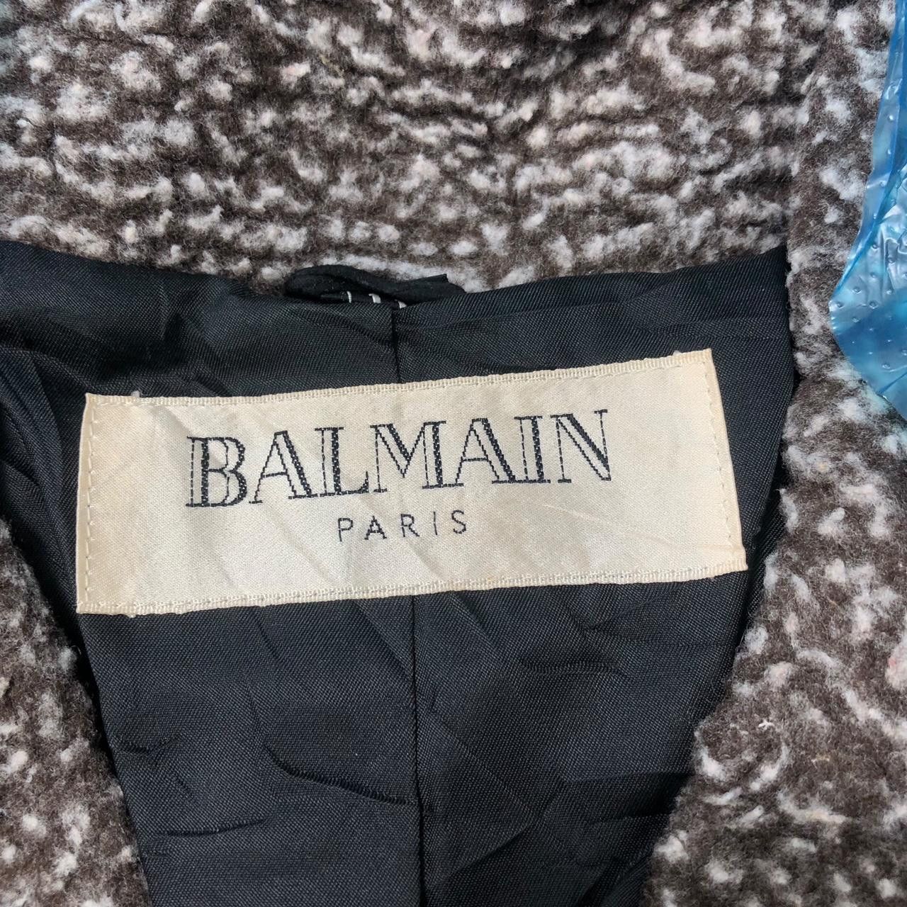 Balmain Vintage BALMAIN PARIS Suade Leather Coat Jacket Size S / US 4 / IT 40 - 5 Thumbnail