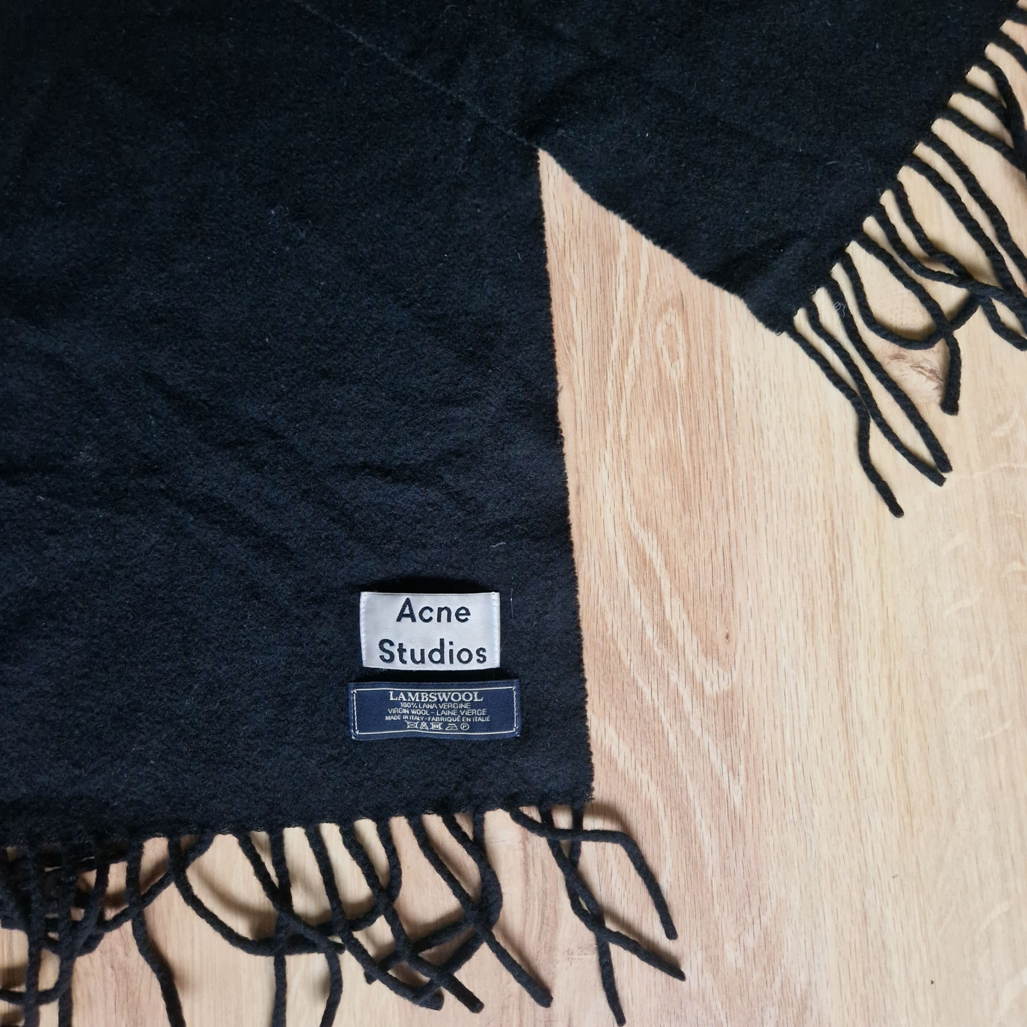 Acne Studios Acne studio 100% lana vergine big scarf 70x180 Size ONE SIZE - 2 Thumbnail